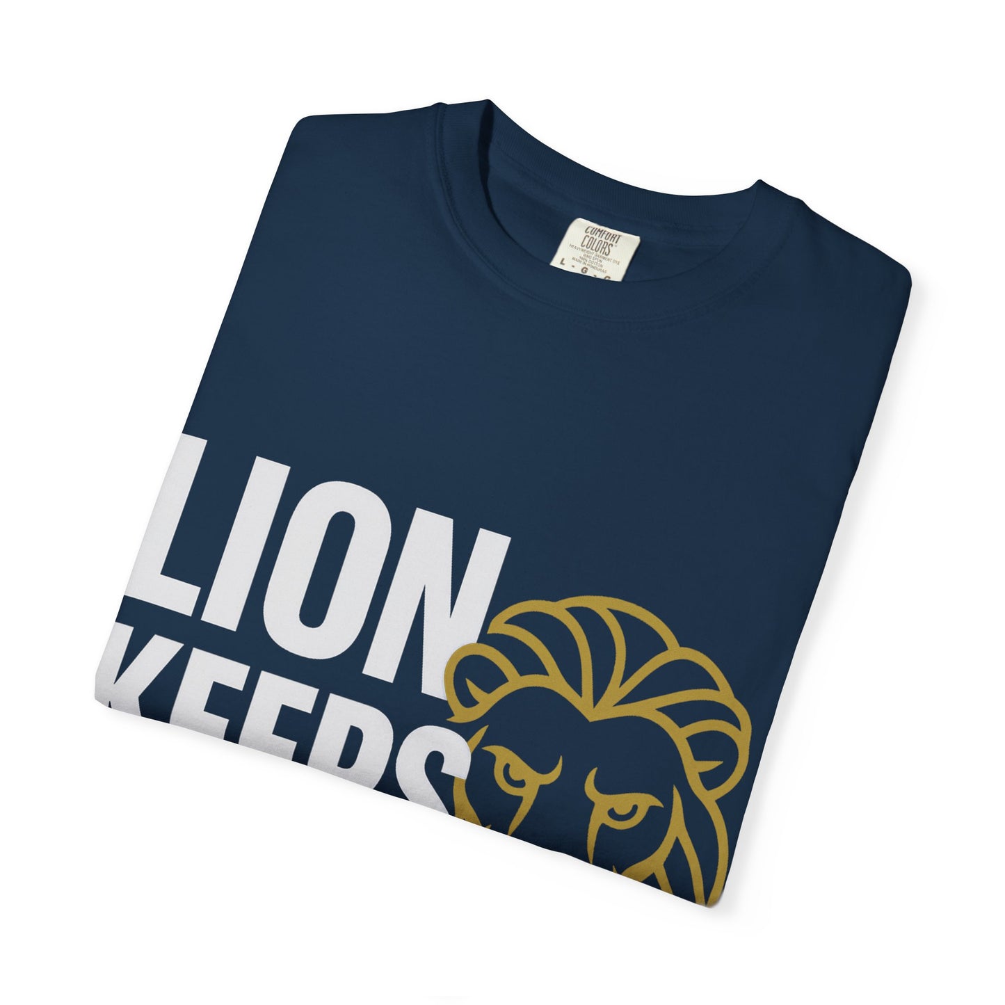 Lion Keeps Focus Unisex T-shirt - Motivational Tee, Casual Wear, Gift for Him/Her, Inspirational Apparel, Perfect for Birthdays