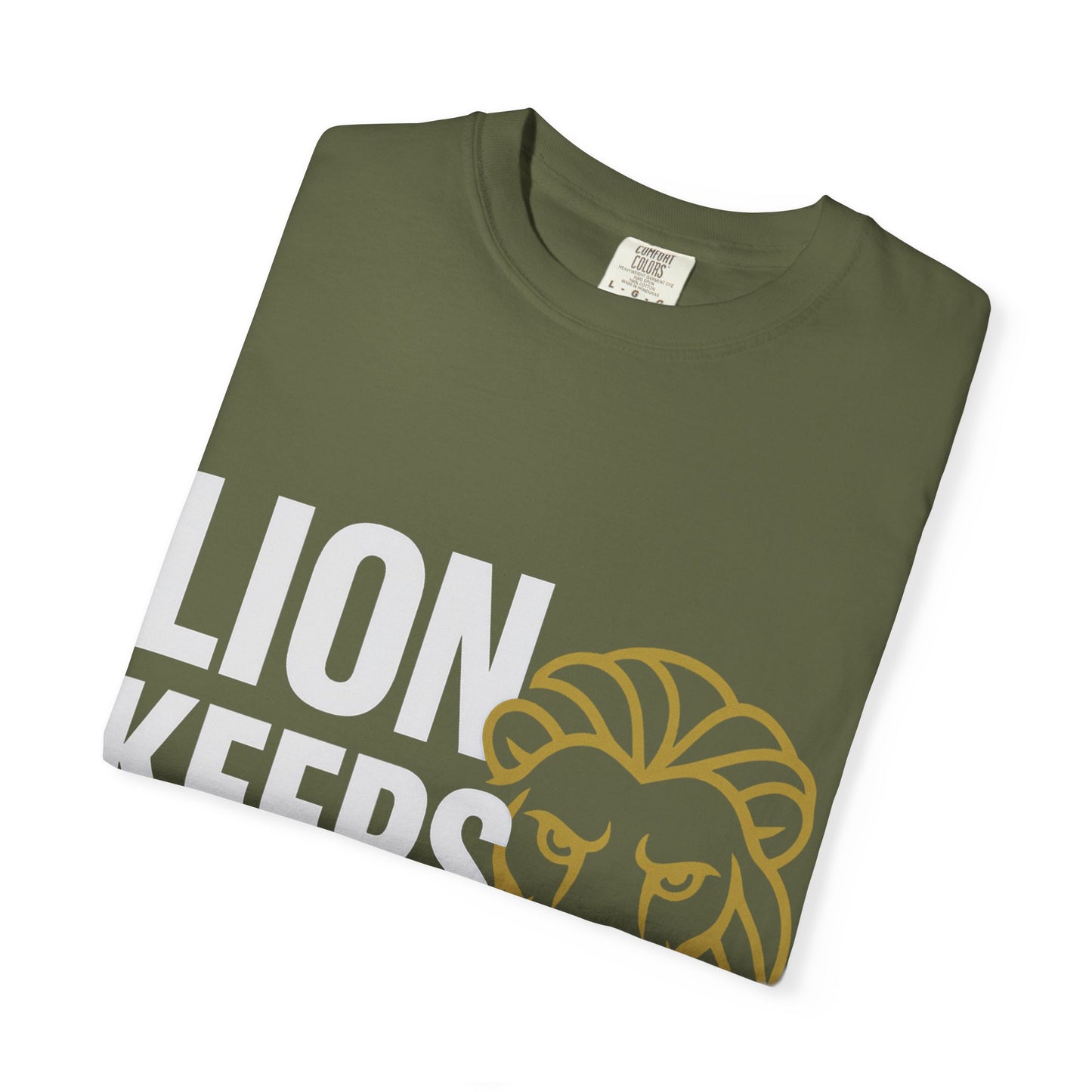 Lion Keeps Focus Unisex T-shirt - Motivational Tee, Casual Wear, Gift for Him/Her, Inspirational Apparel, Perfect for Birthdays