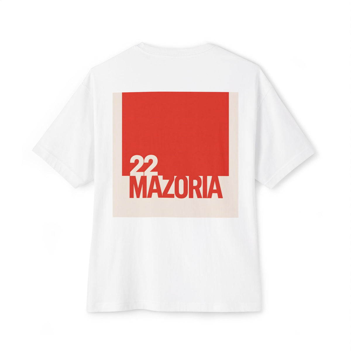 22MAZORIA | Addis Ababa Oversized Back-Print Tee