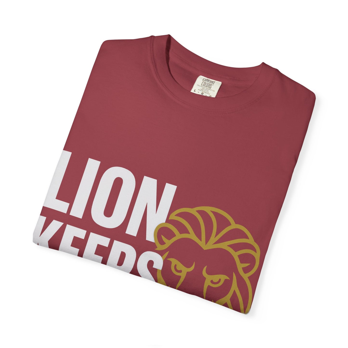 Lion Keeps Focus Unisex T-shirt - Motivational Tee, Casual Wear, Gift for Him/Her, Inspirational Apparel, Perfect for Birthdays