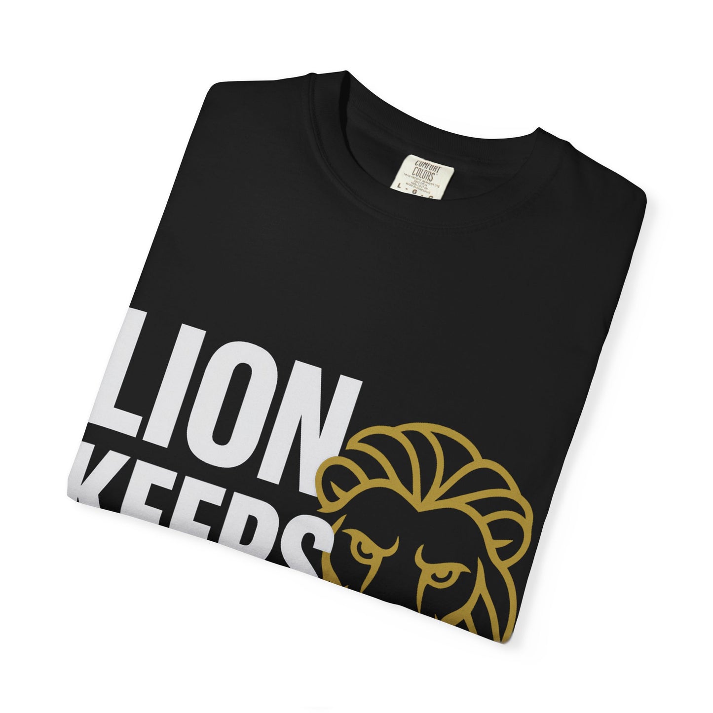 Lion Keeps Focus Unisex T-shirt - Motivational Tee, Casual Wear, Gift for Him/Her, Inspirational Apparel, Perfect for Birthdays