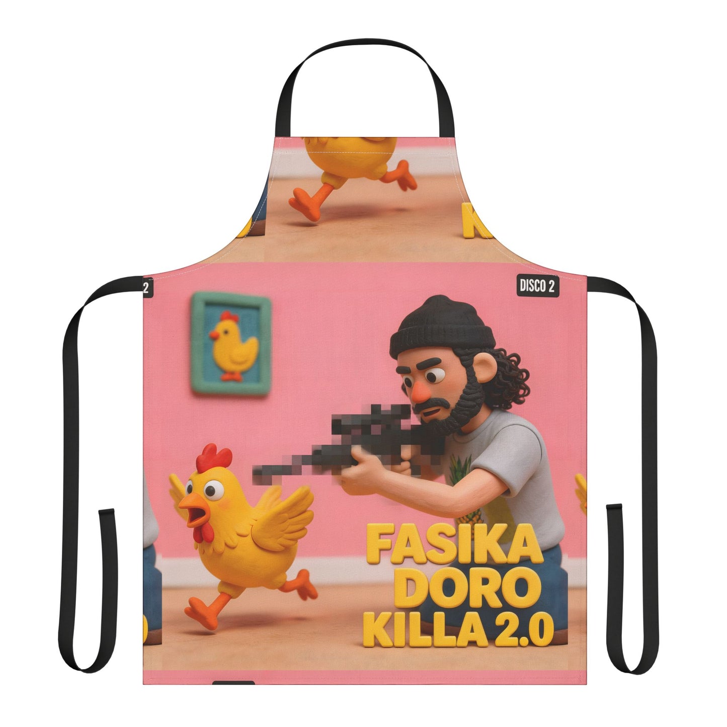 Apron — Fasika Doro Killa 2.0 Funny Chicken Chef Apron