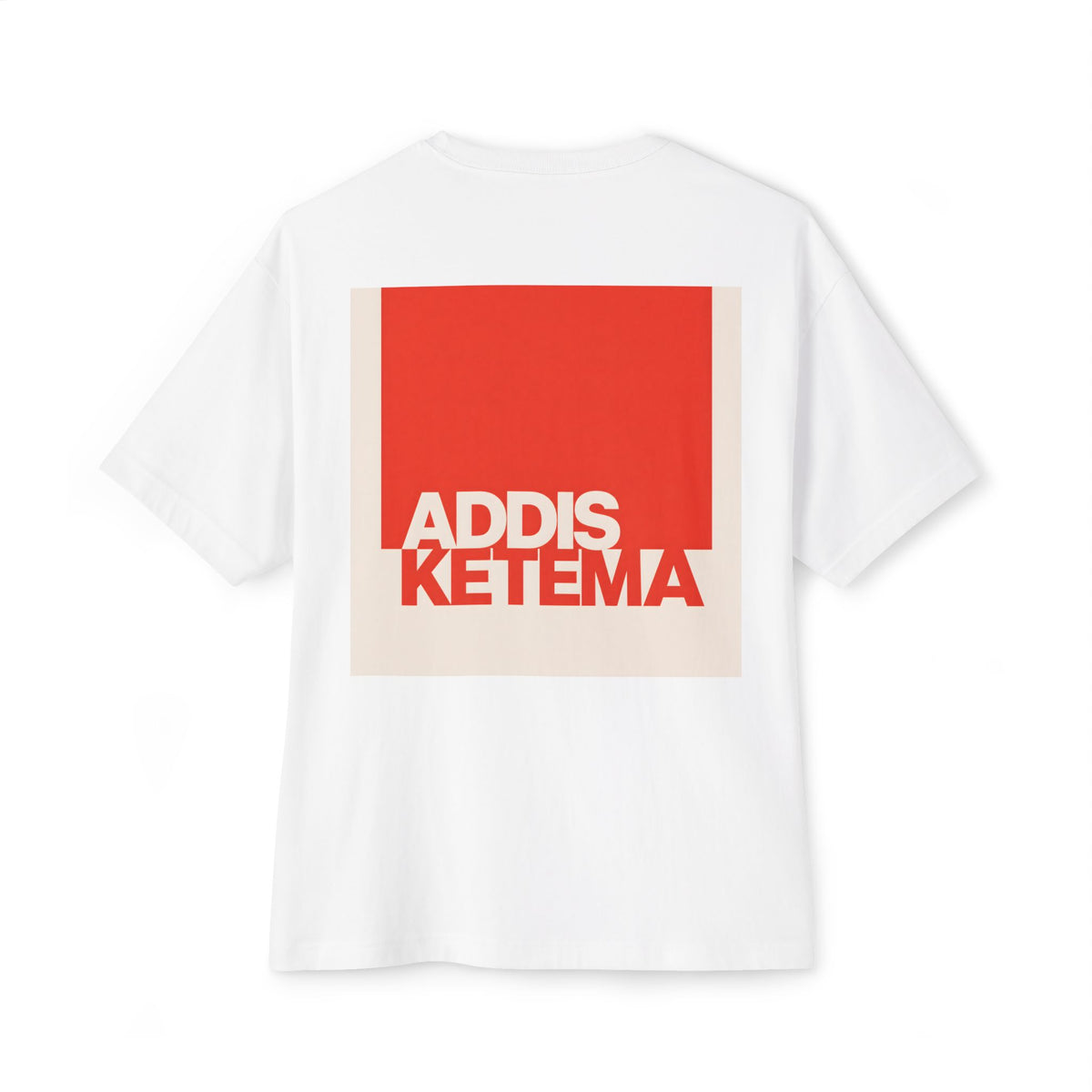 ADDIS KETEMA | Addis Ababa Oversized Back-Print Tee