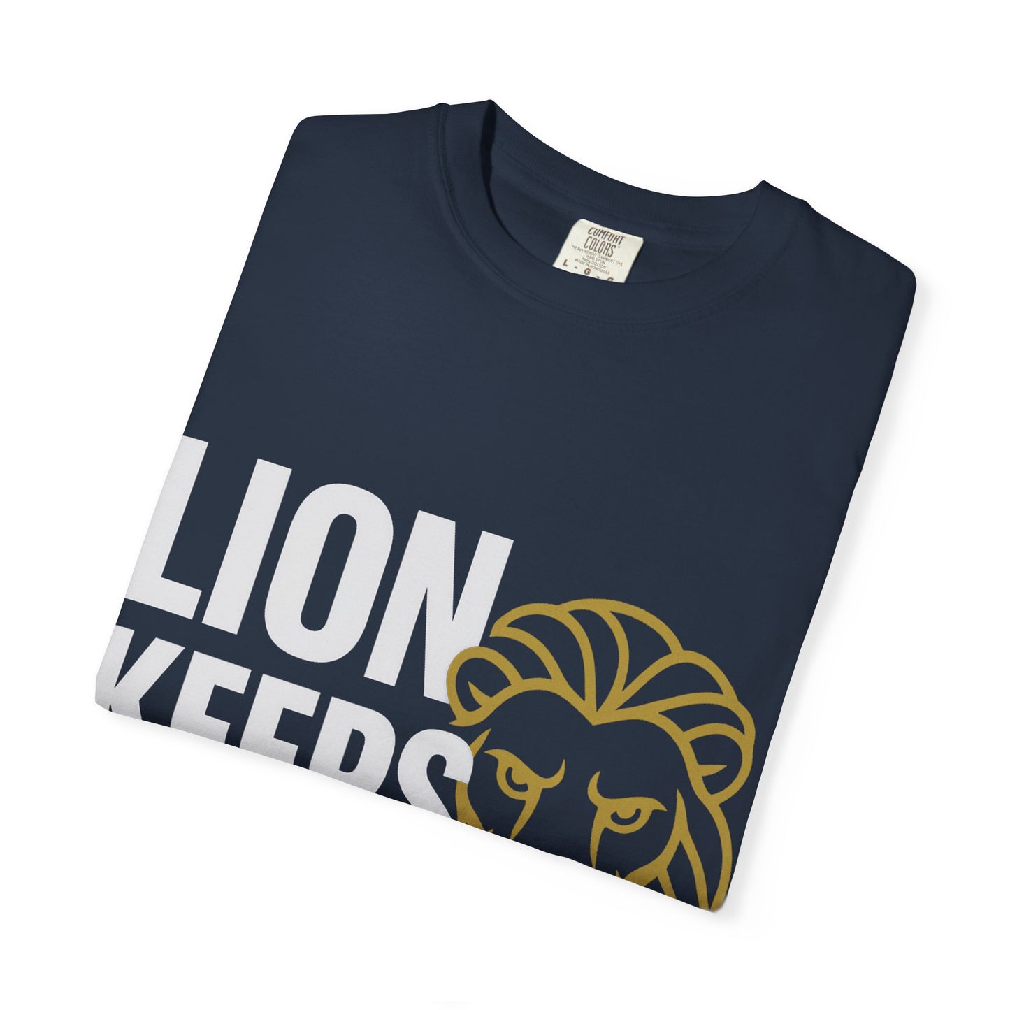 Lion Keeps Focus Unisex T-shirt - Motivational Tee, Casual Wear, Gift for Him/Her, Inspirational Apparel, Perfect for Birthdays