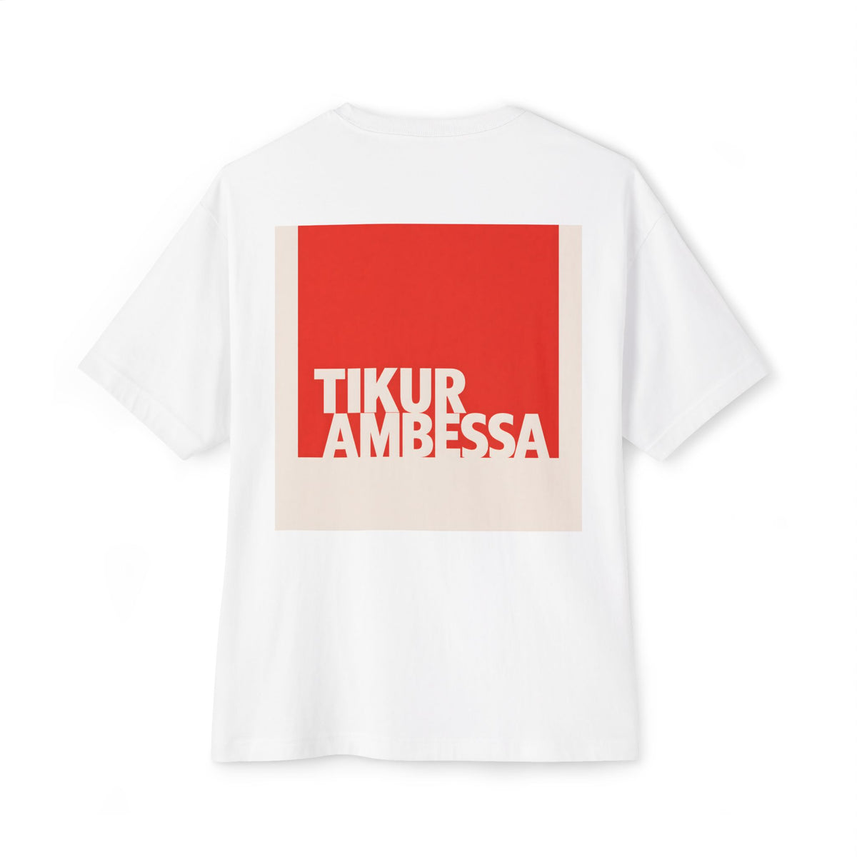 TIKUR ANBESSA | Addis Ababa Oversized Back-Print Tee