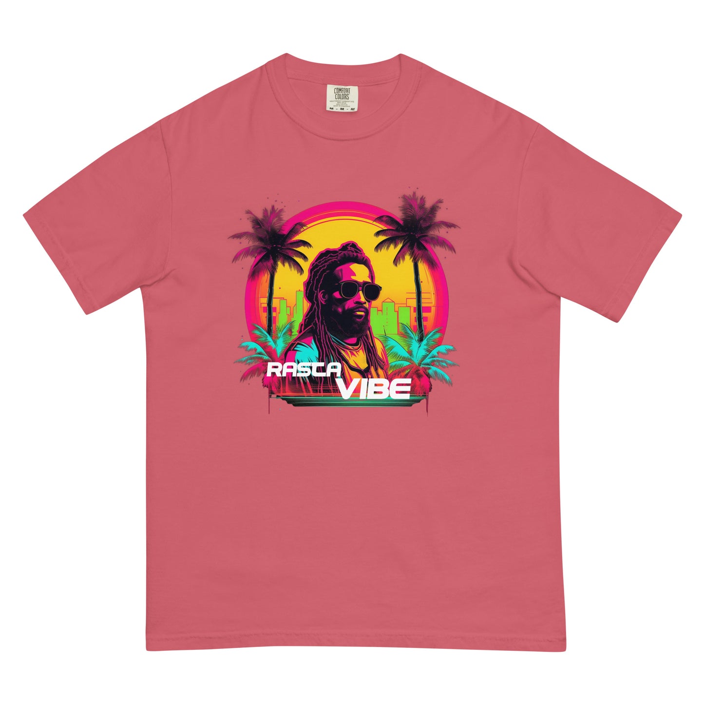 Rasta Vibe - Men’s garment-dyed heavyweight t-shirt