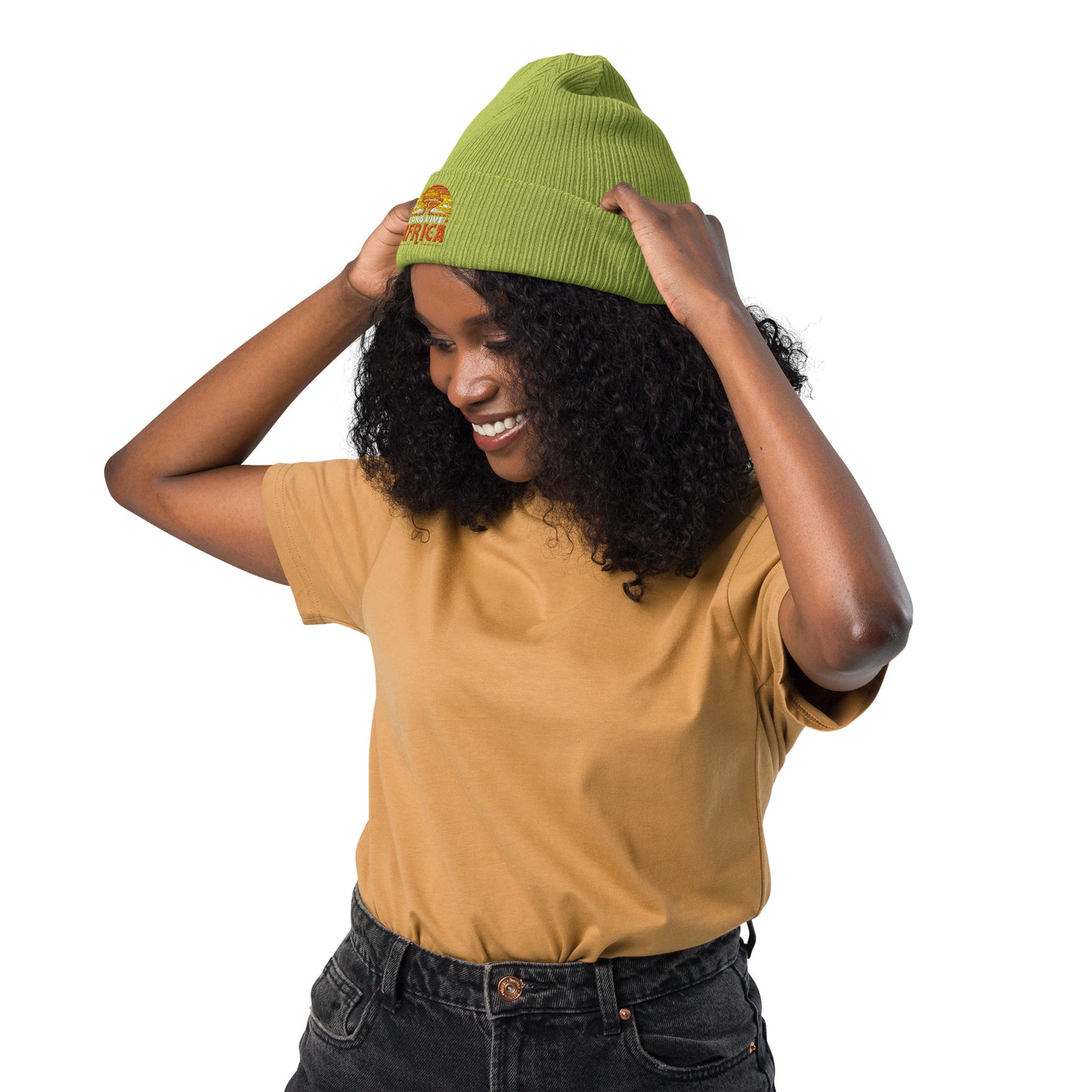 LONG LIVE AFRICA - Organic ribbed beanie