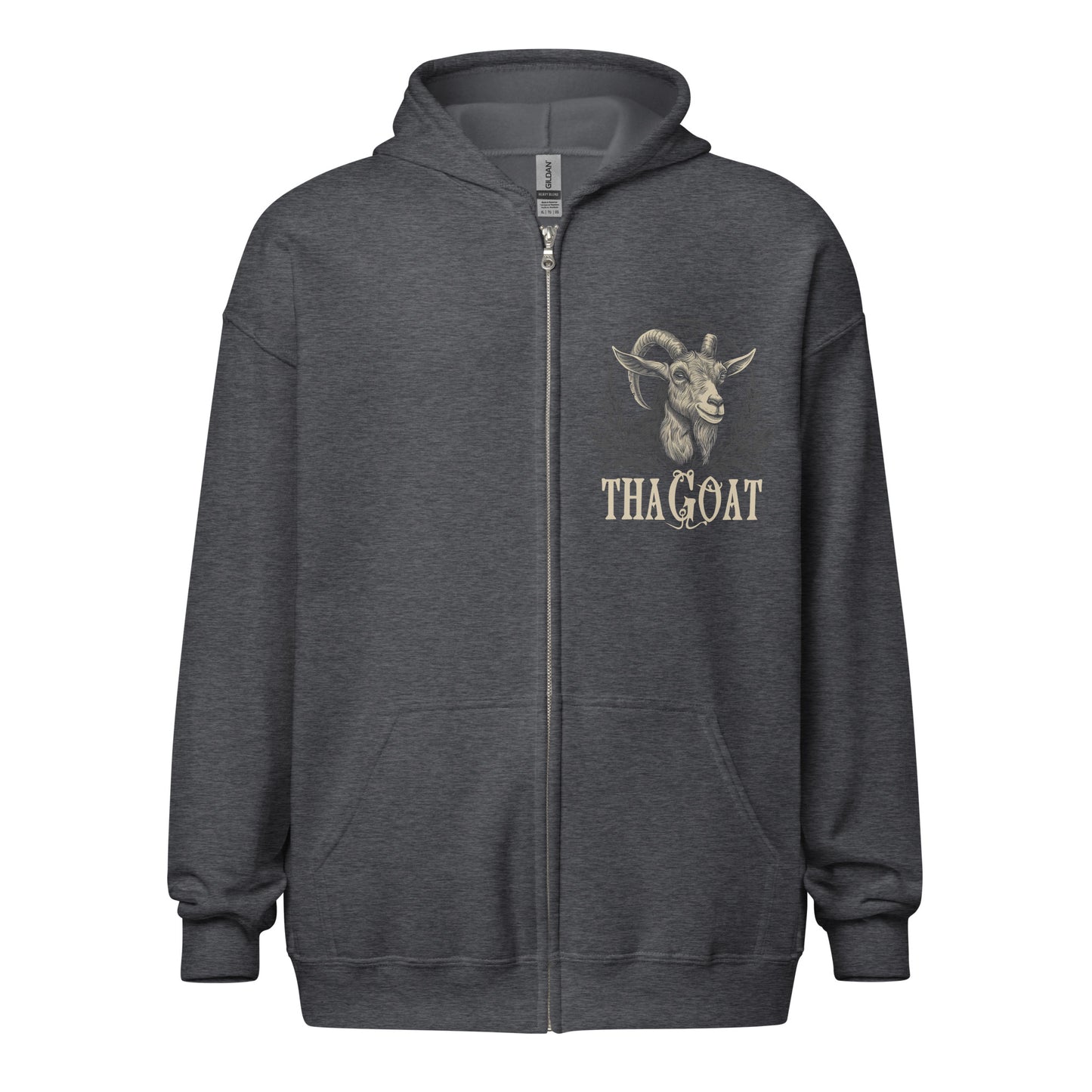 Tha Goat - heavy blend zip hoodie
