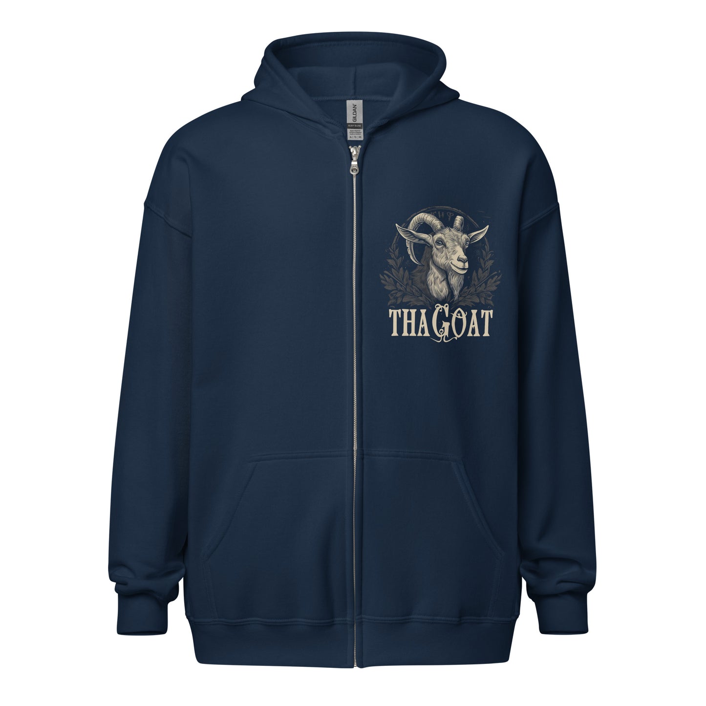 Tha Goat - heavy blend zip hoodie