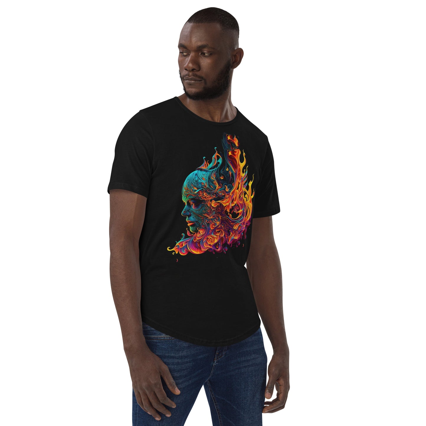 T.O.A.F - Men's Curved Hem T-Shirt