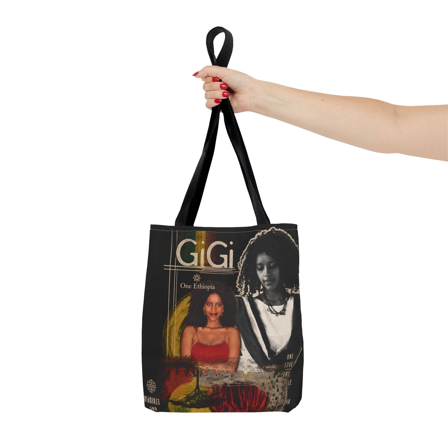Portrait Collage Tote Bag – GiGi One Ethiopia Artwork