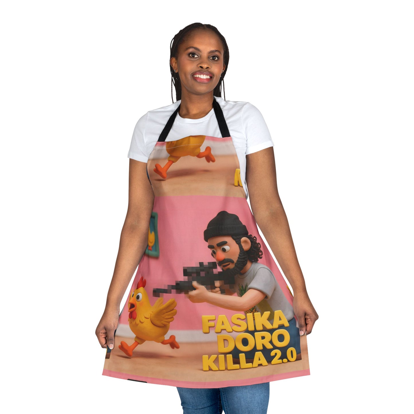 Apron — Fasika Doro Killa 2.0 Funny Chicken Chef Apron