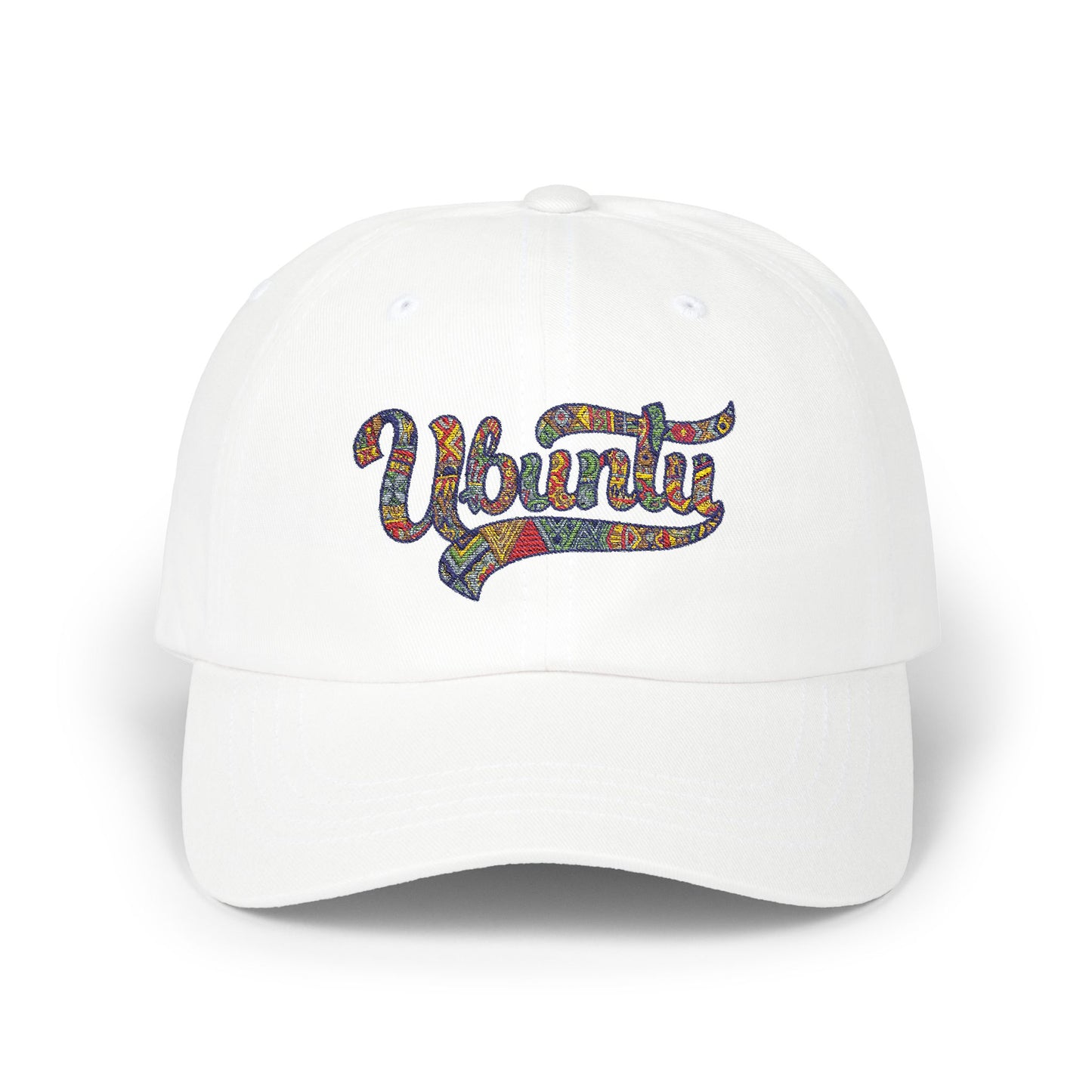 Ubuntu Classic Dad Cap | Stylish White Hat for Casual Wear