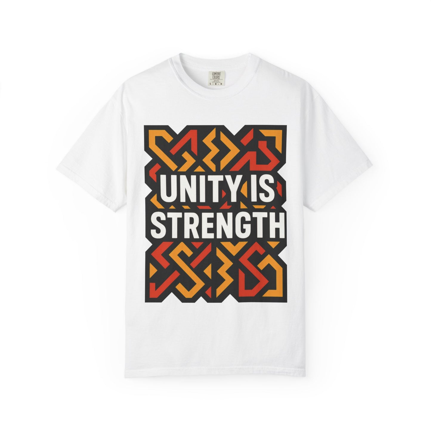 Unity Is Strength Unisex Garment-Dyed T-shirt, Positive Vibe Tee, Equality Top, Statement Shirt, Gift for Activists