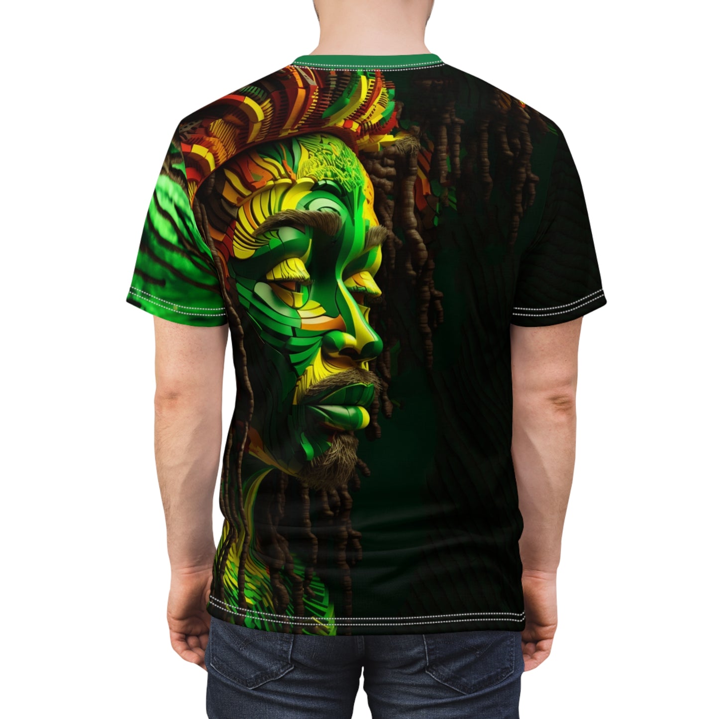 Rasta Art - Unisex Cut & Sew Tee