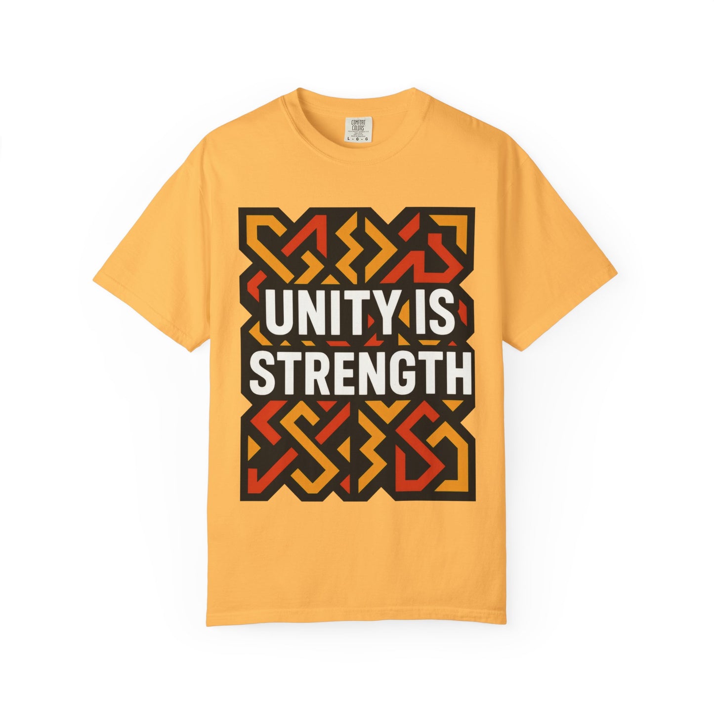 Unity Is Strength Unisex Garment-Dyed T-shirt, Positive Vibe Tee, Equality Top, Statement Shirt, Gift for Activists