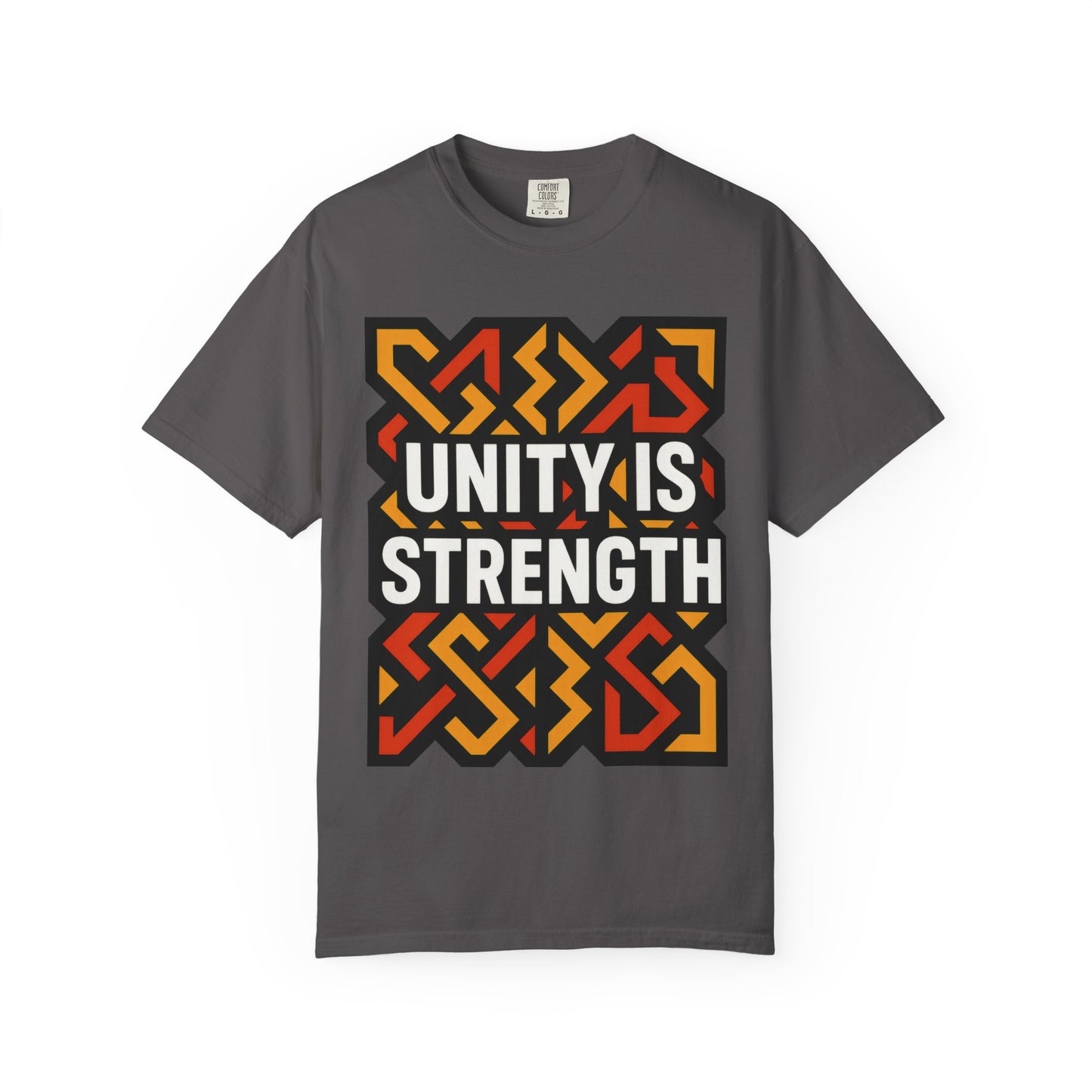 Unity Is Strength Unisex Garment-Dyed T-shirt, Positive Vibe Tee, Equality Top, Statement Shirt, Gift for Activists