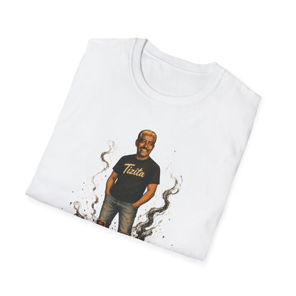 T-Shirt — Retro Graphic 'TIZITA' Portrait Tee (Vintage Vibe, Smoky Accent)