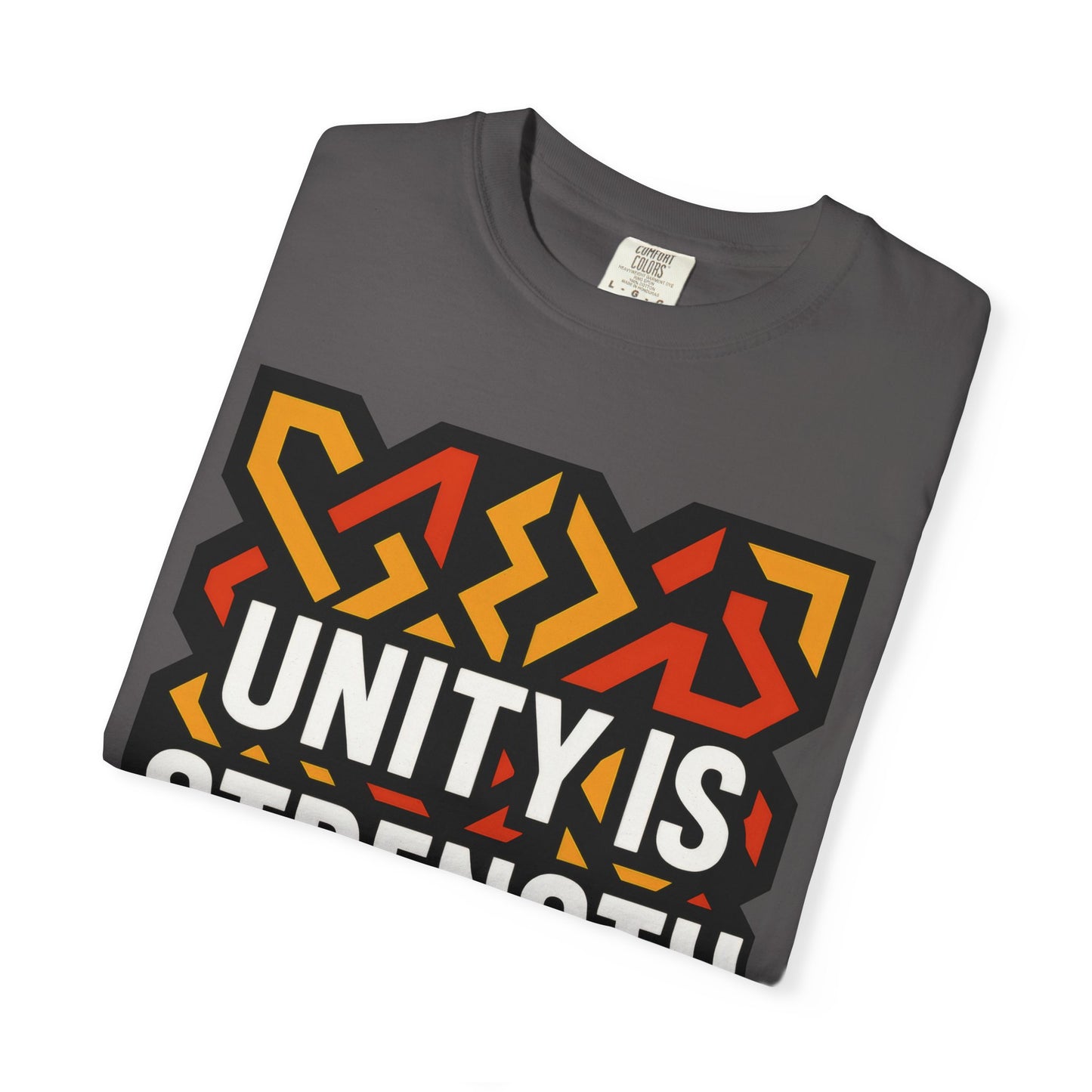 Unity Is Strength Unisex Garment-Dyed T-shirt, Positive Vibe Tee, Equality Top, Statement Shirt, Gift for Activists