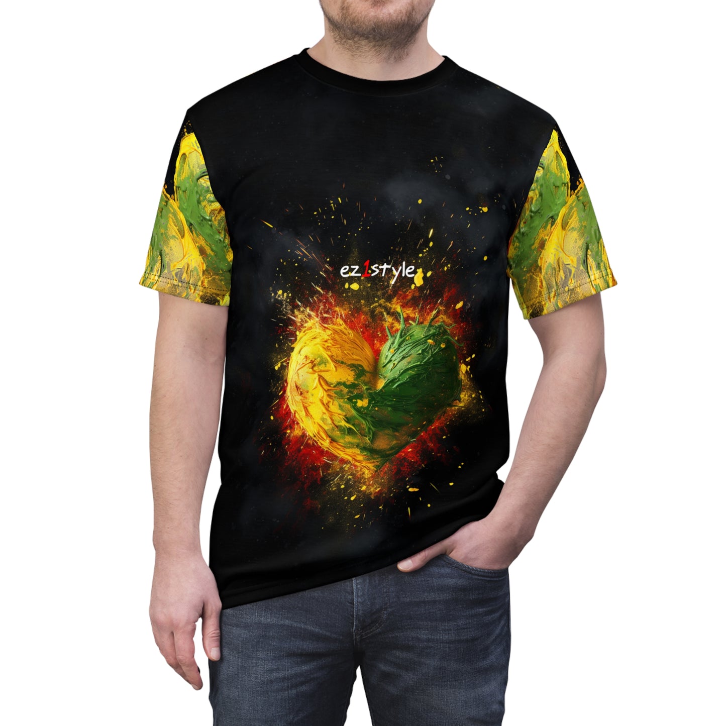 Deep Love - Unisex Cut & Sew Tee