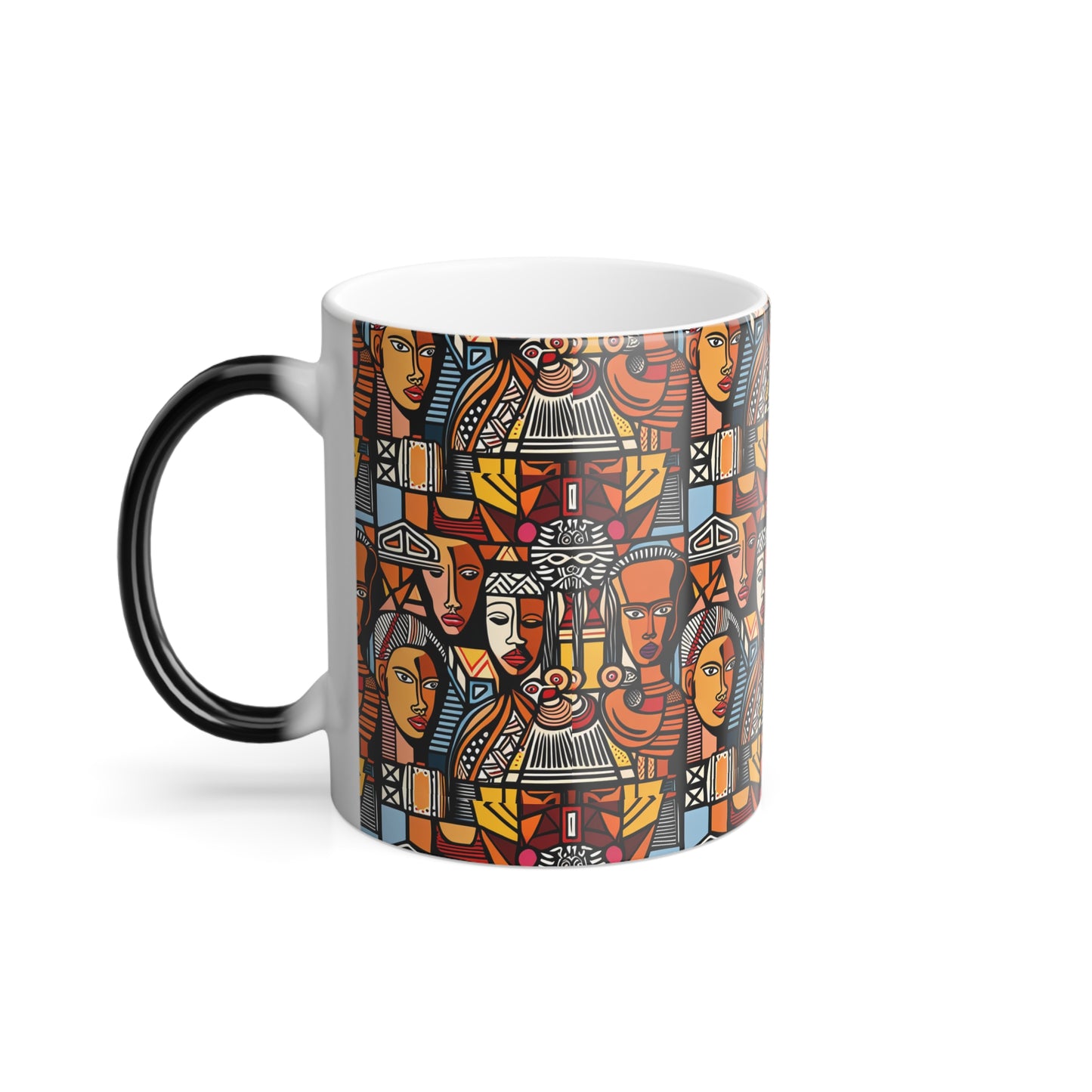 AFRO DRIPS - Color Morphing Mug, 11oz