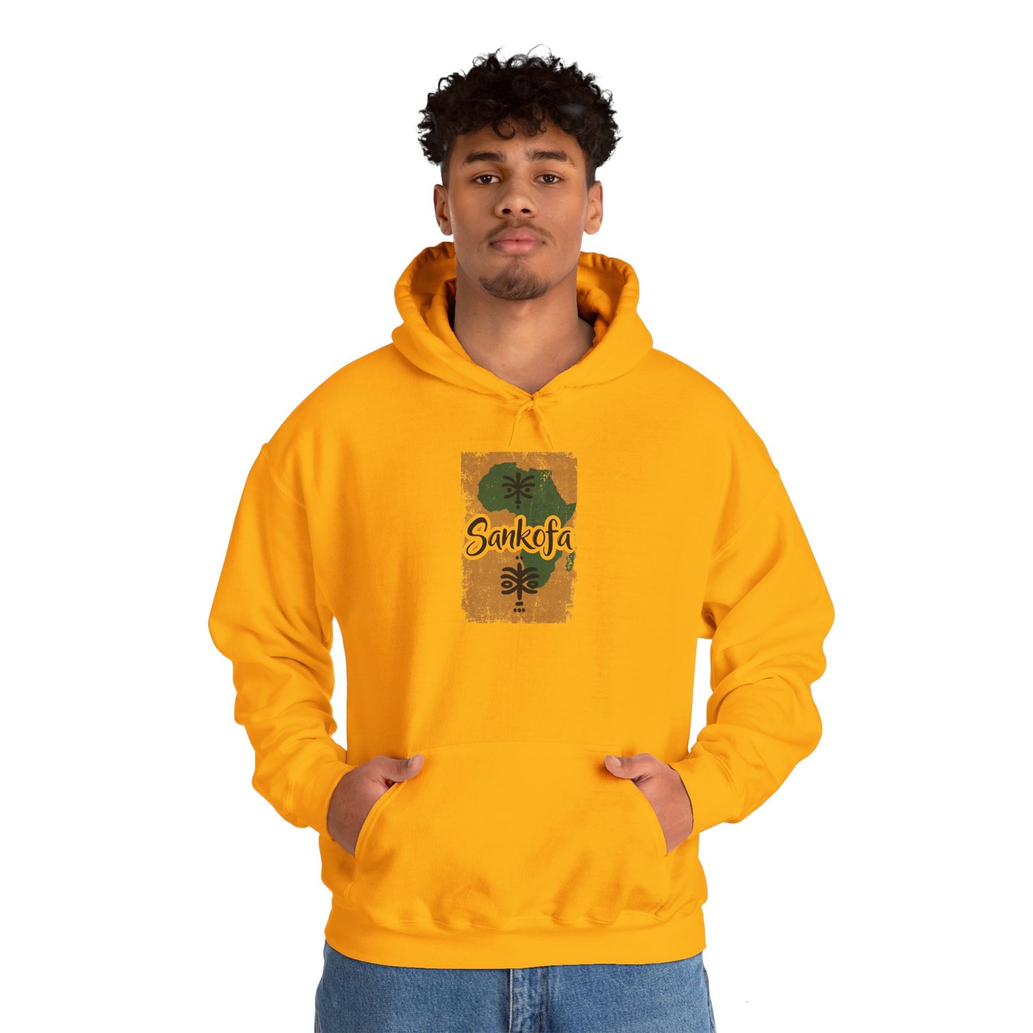 Sankofa Heritage Heavy Blend™ Hooded Sweatshirt - Unisex