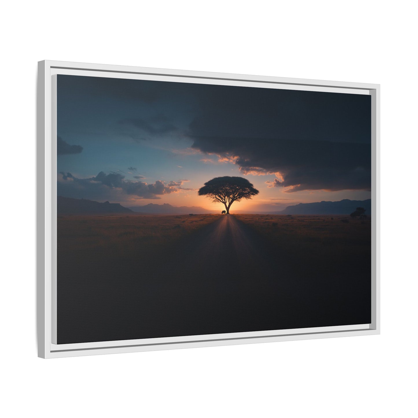 Africa - Matte Canvas, Framed (Multi-color)