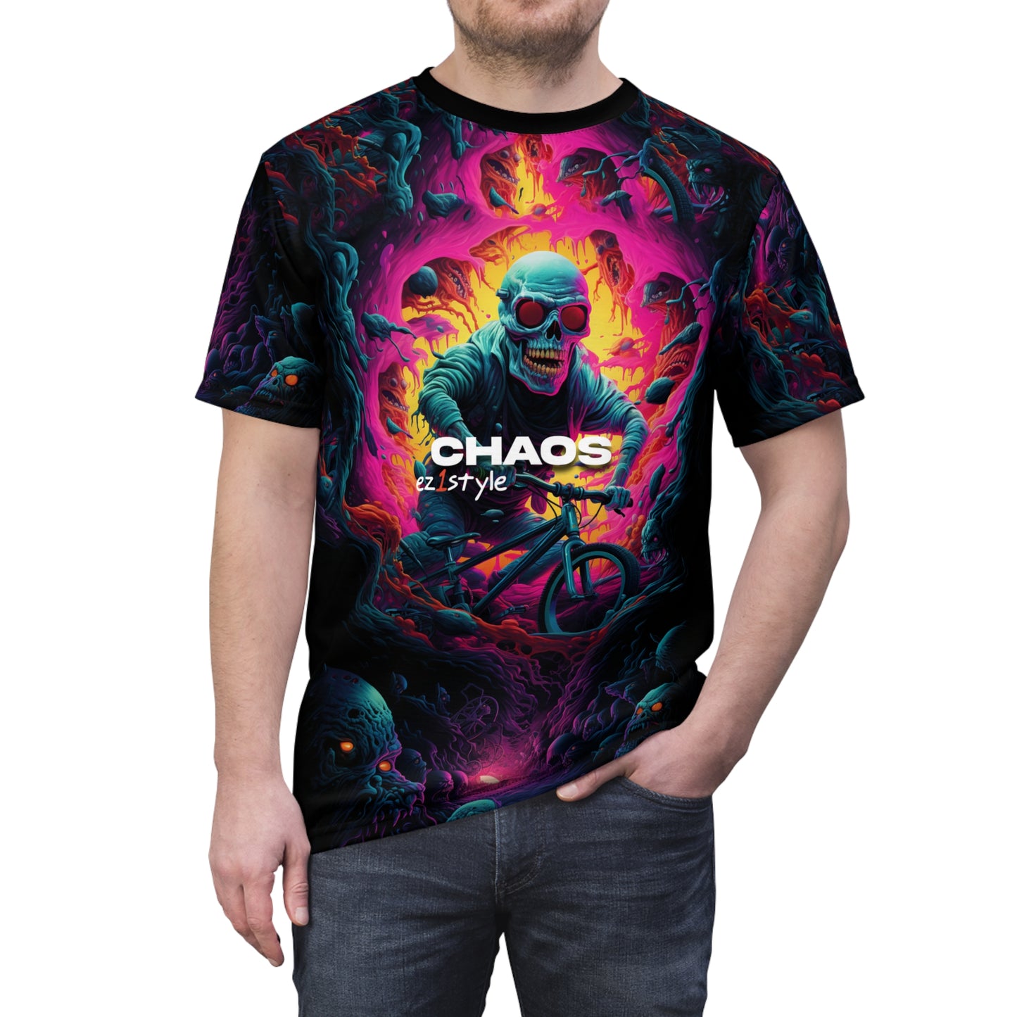 CHAOS - Unisex Cut & Sew Tee