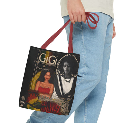Portrait Collage Tote Bag – GiGi One Ethiopia Artwork