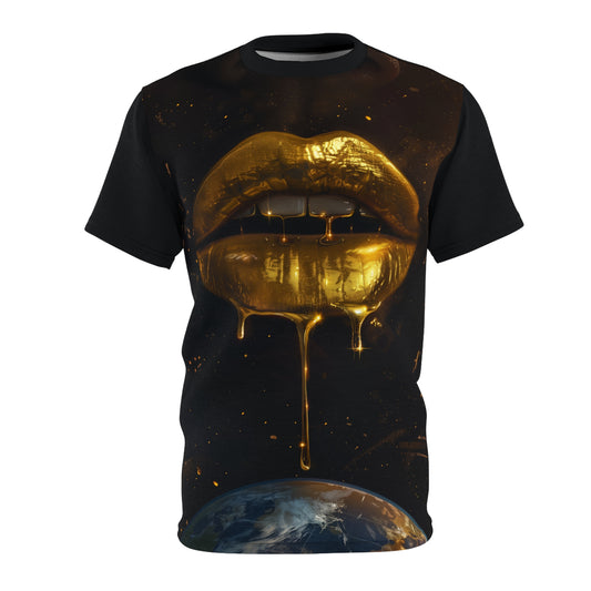 GOLD LIP DRIP -  Tee