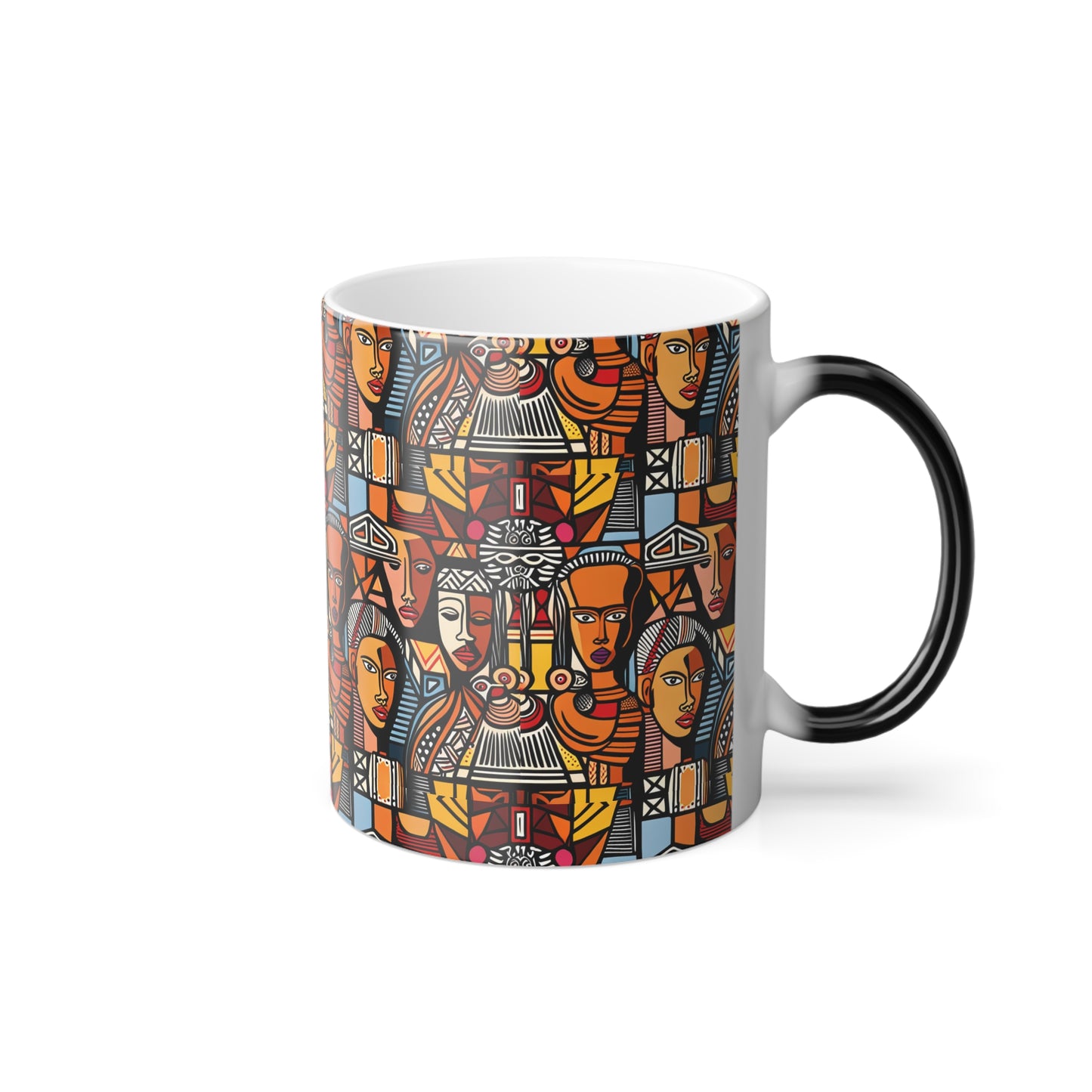 AFRO DRIPS - Color Morphing Mug, 11oz