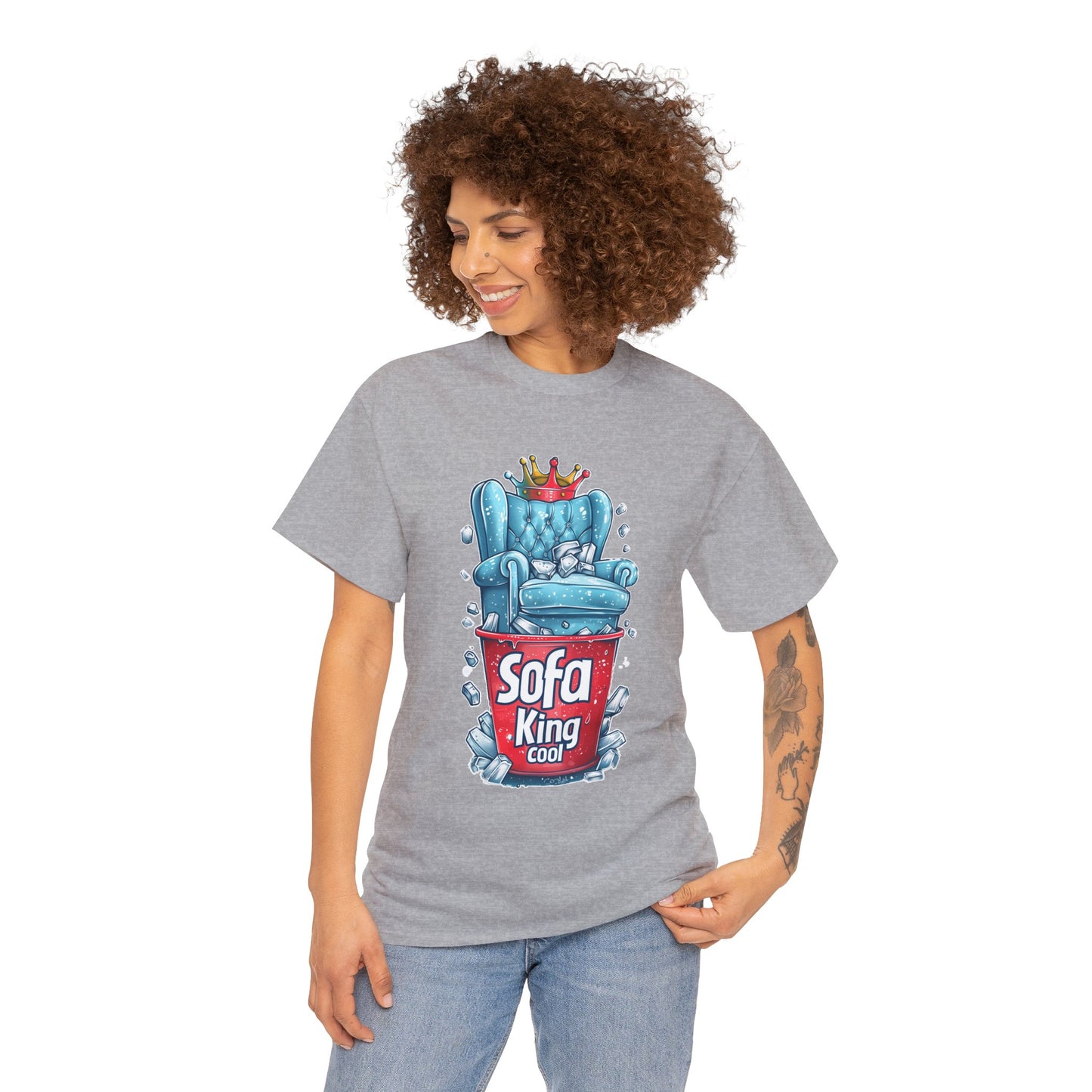 Sofa King Cool - Unisex Heavy Cotton Tee