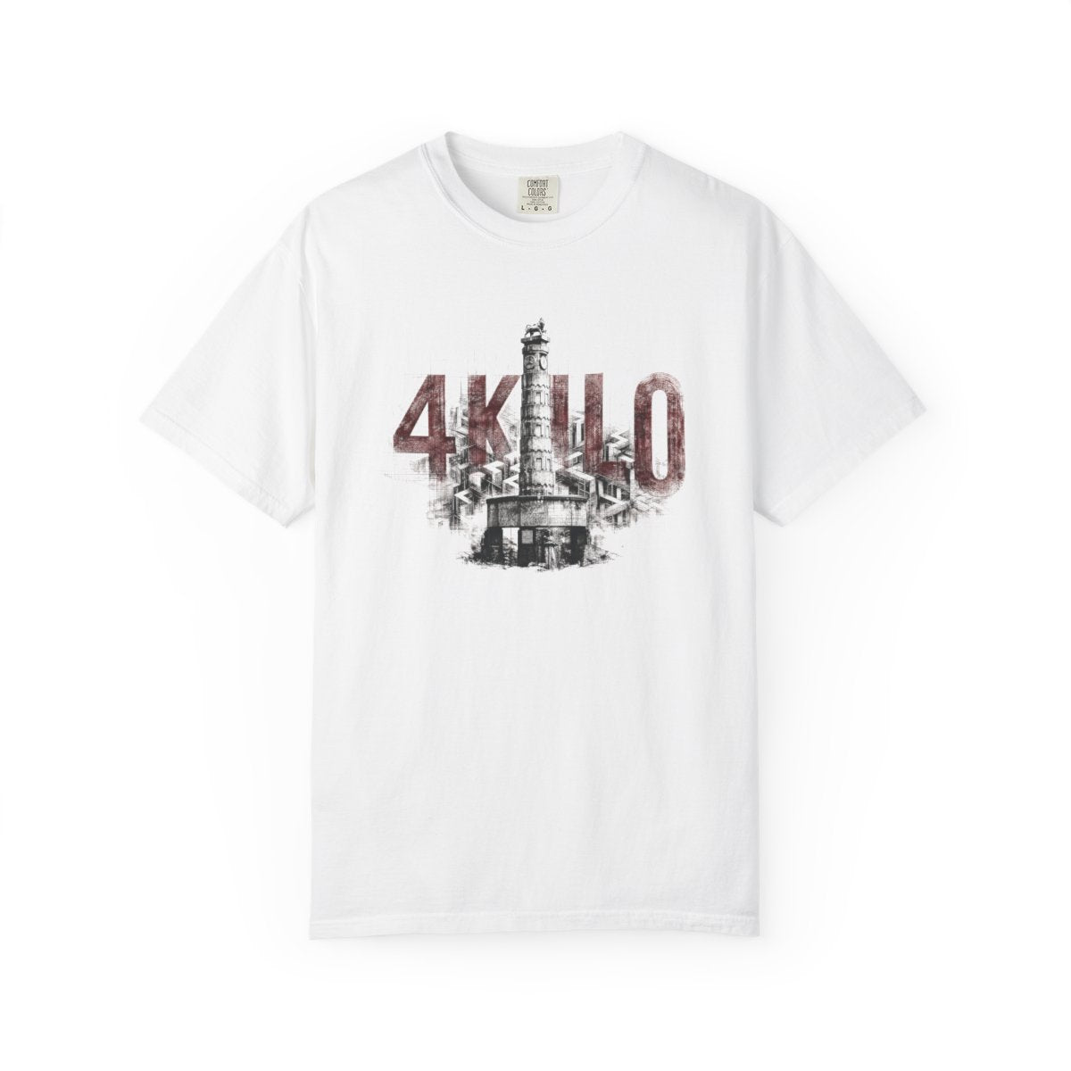 4KILO Addis Ababa graphic tee, white, front