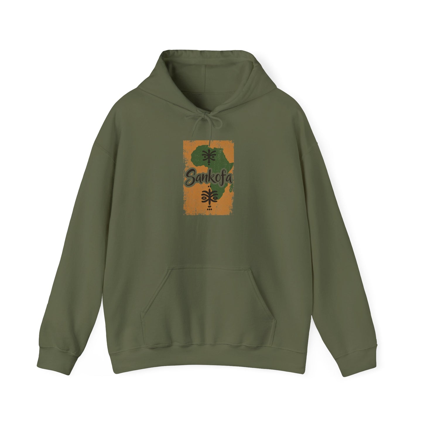 Sankofa Heritage Heavy Blend™ Hooded Sweatshirt - Unisex