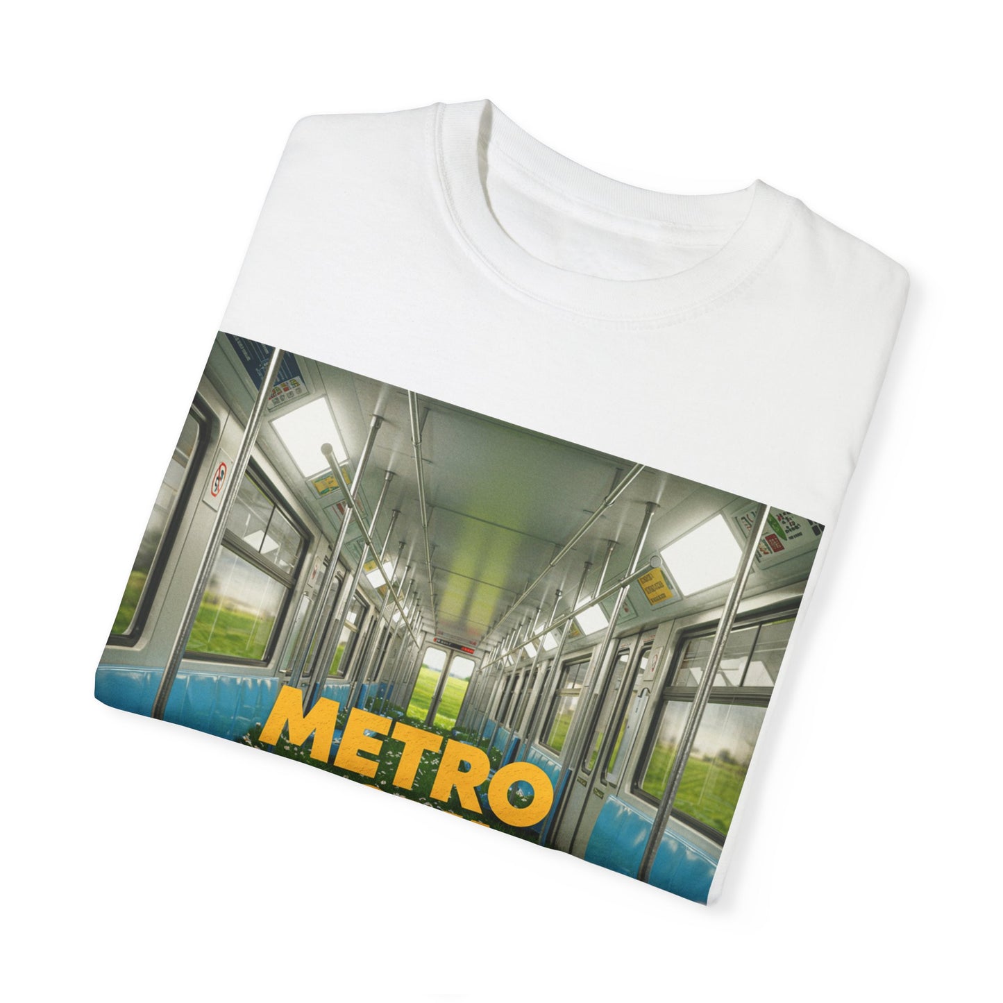 Metro Lova Unisex Garment-Dyed T-Shirt – Vibrant Urban Vibe for Nature Lovers