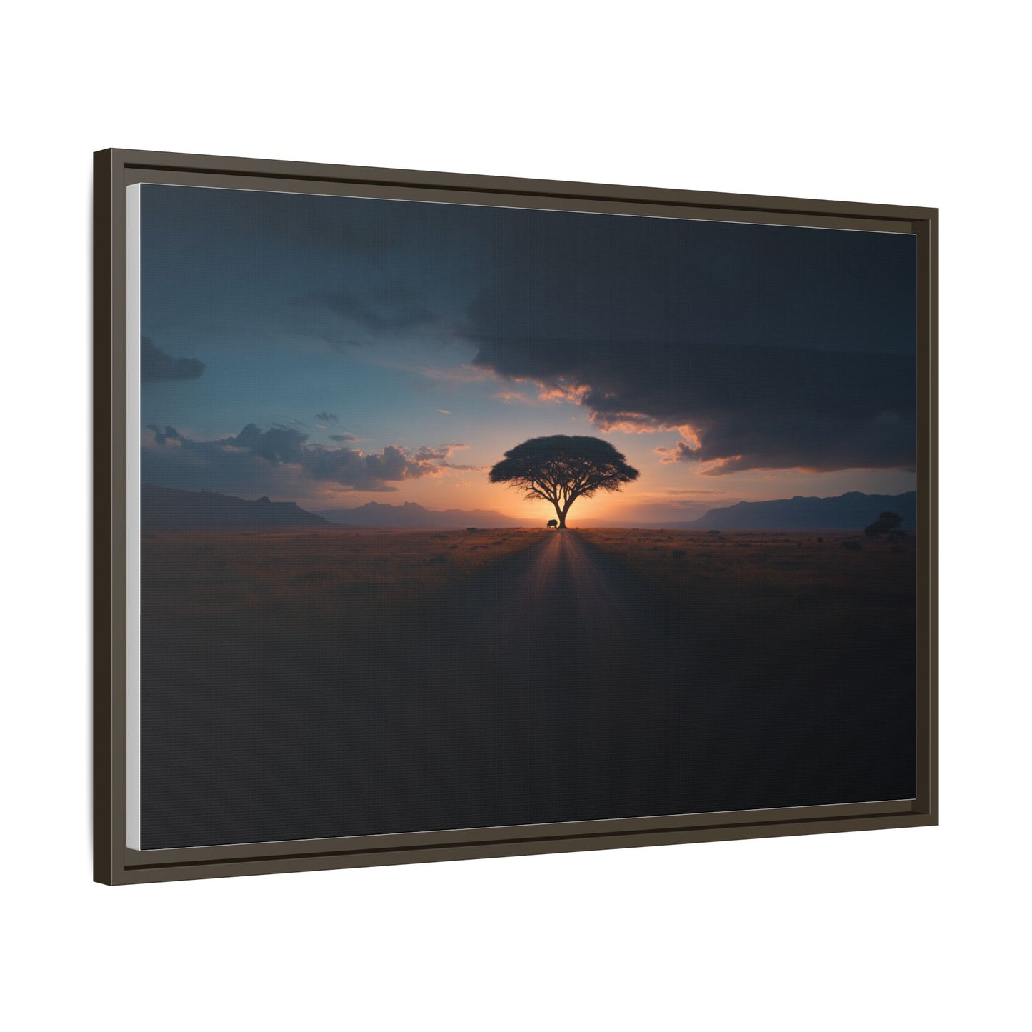 Africa - Matte Canvas, Framed (Multi-color)