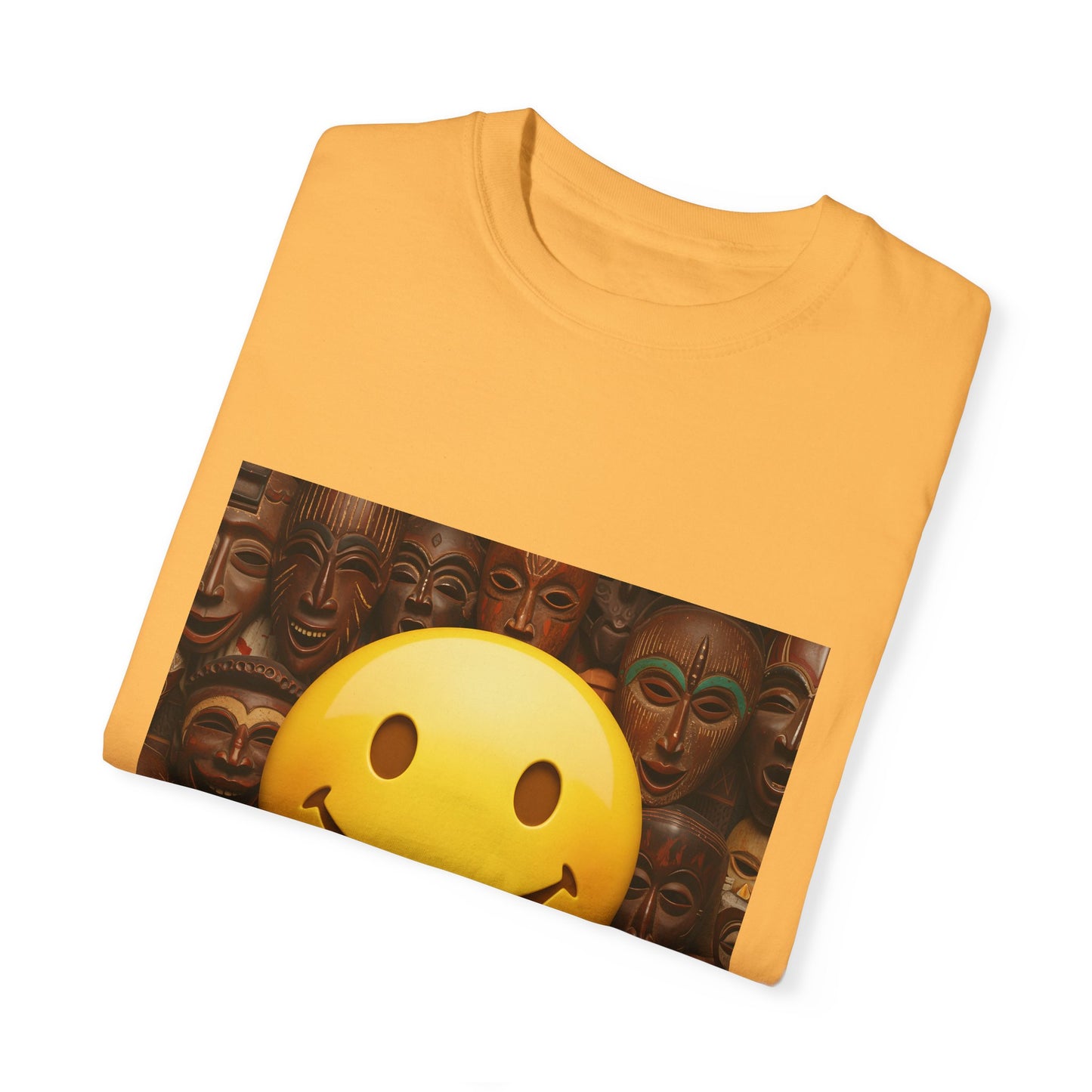 Feel So Happy Unisex Garment-Dyed T-Shirt - Vibrant Joyful Design
