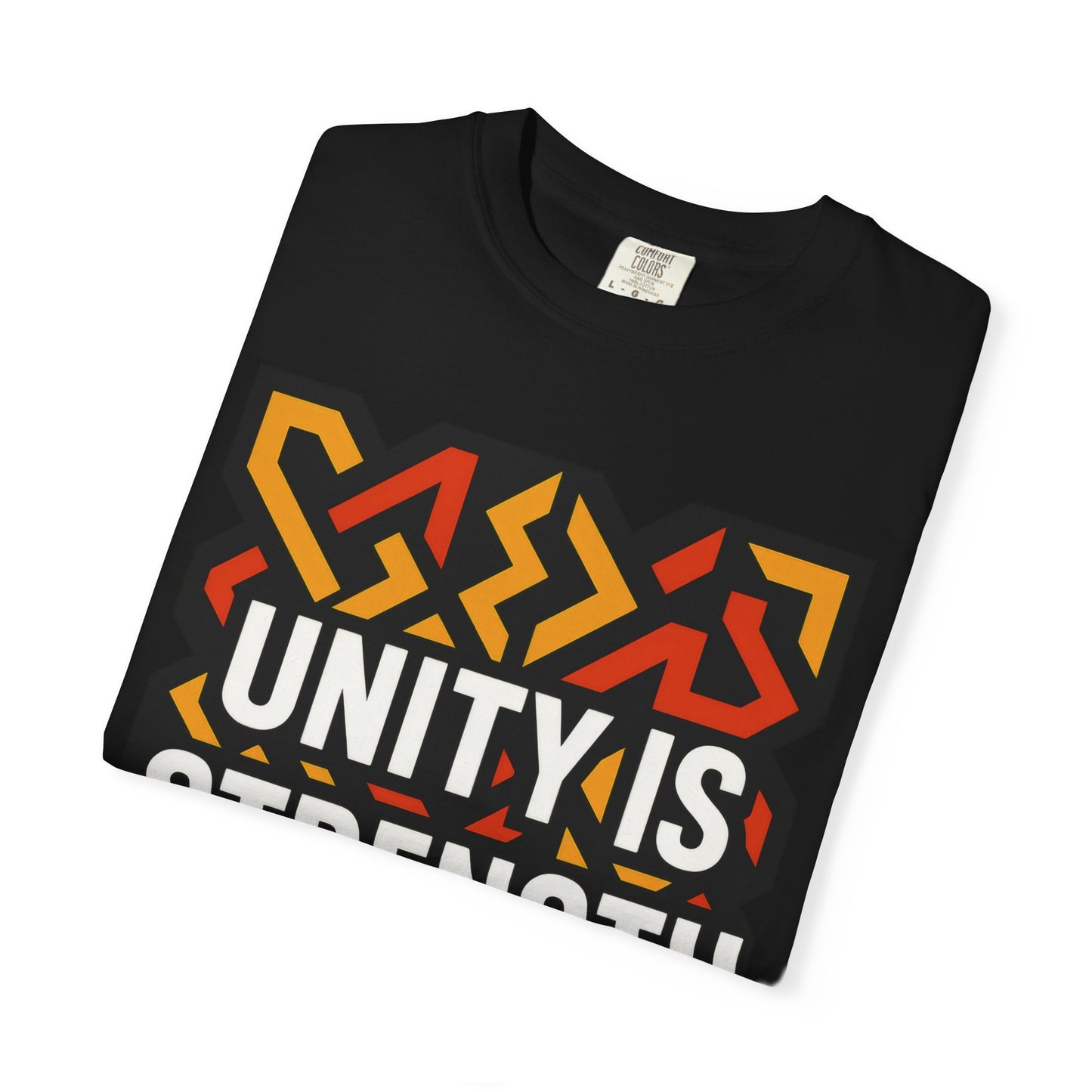 Unity Is Strength Unisex Garment-Dyed T-shirt, Positive Vibe Tee, Equality Top, Statement Shirt, Gift for Activists