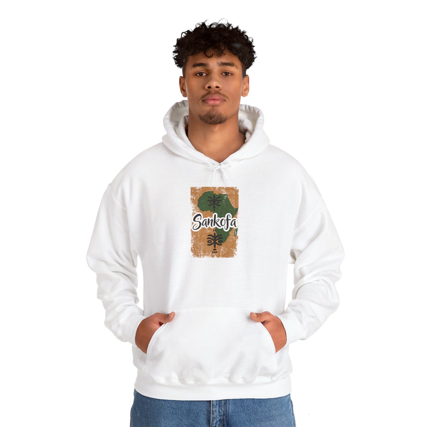 Sankofa Heritage Heavy Blend™ Hooded Sweatshirt - Unisex