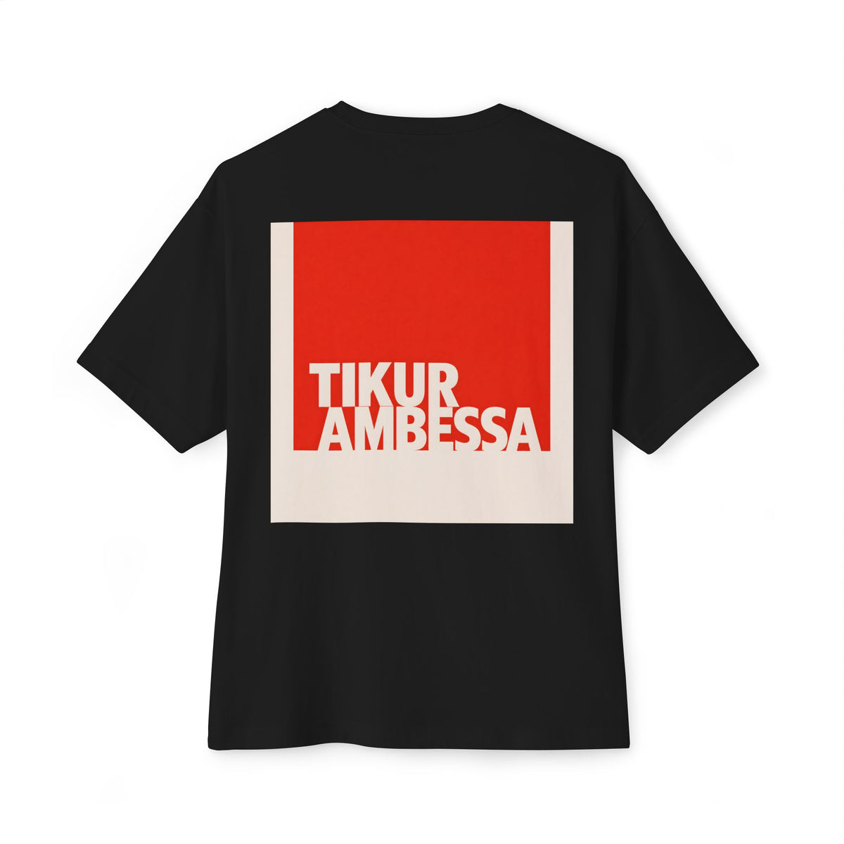 TIKUR ANBESSA | Addis Ababa Oversized Back-Print Tee