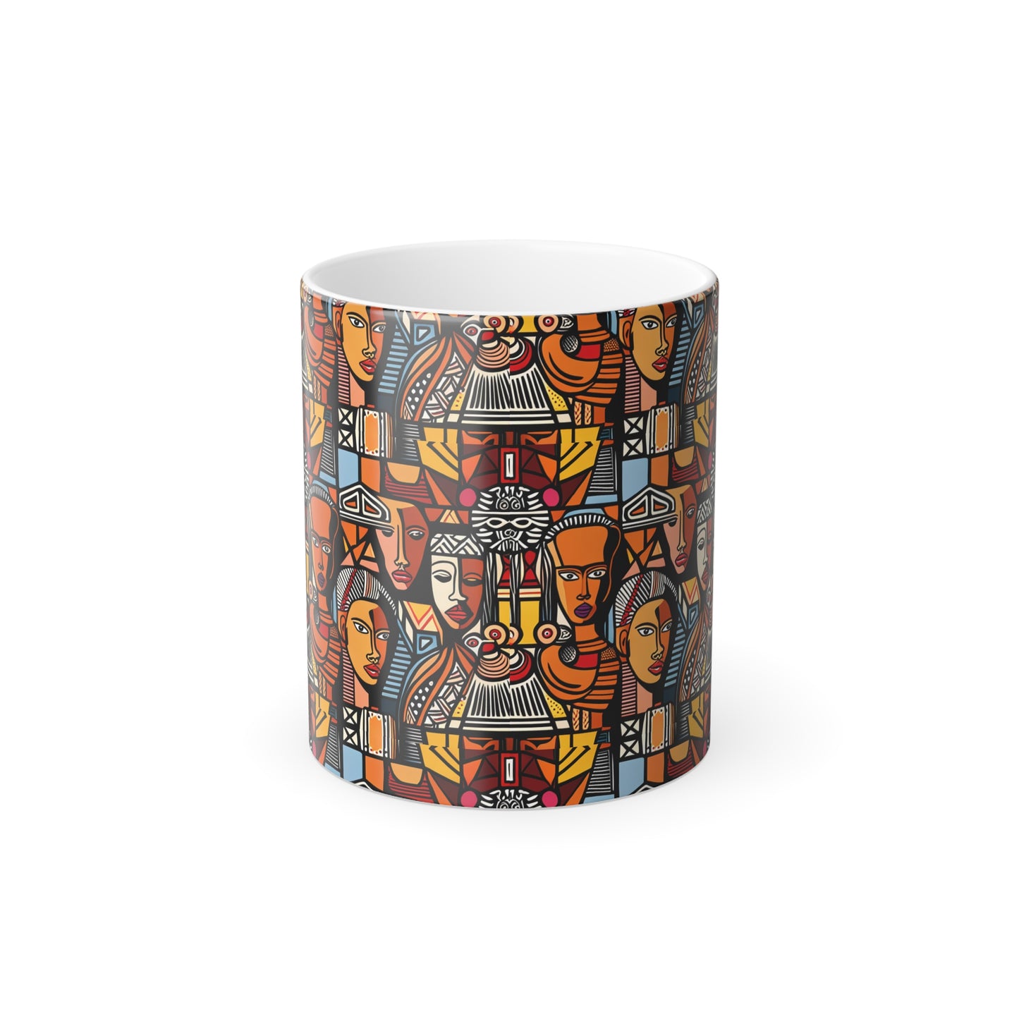 AFRO DRIPS - Color Morphing Mug, 11oz