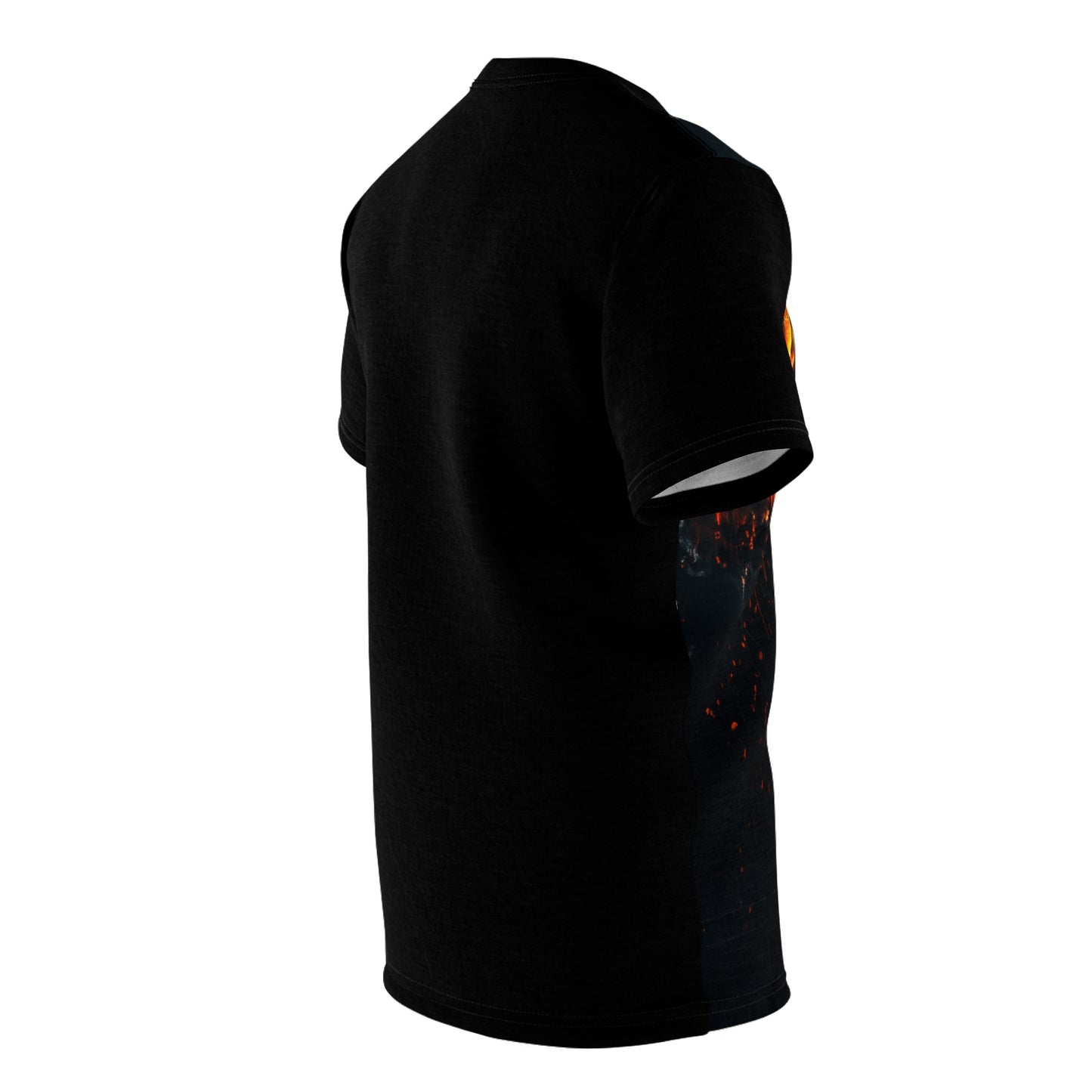 Afro Drip Flame Map - Unisex Cut & Sew Tee