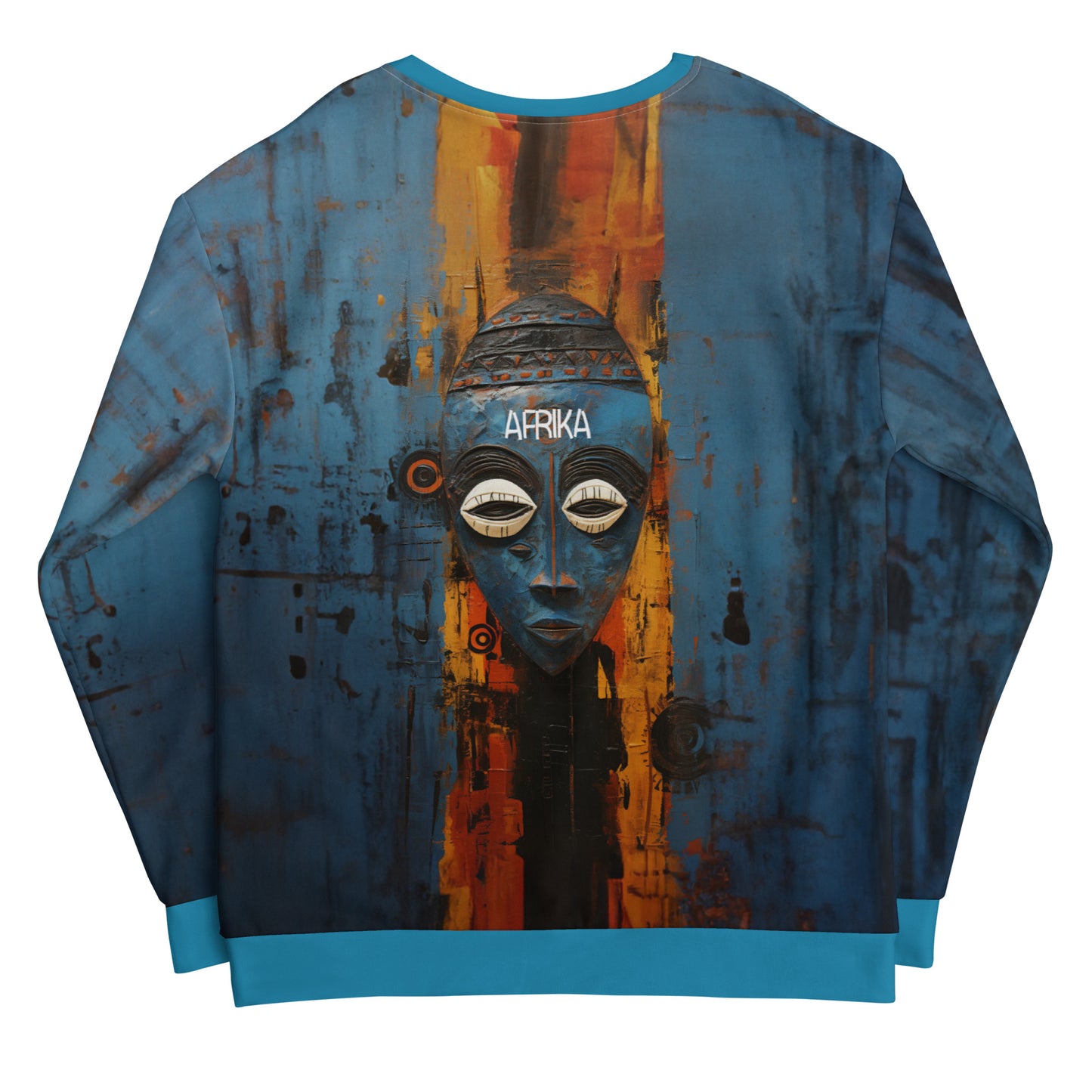 AFRIKA - BLUE ART -  Sweatshirt