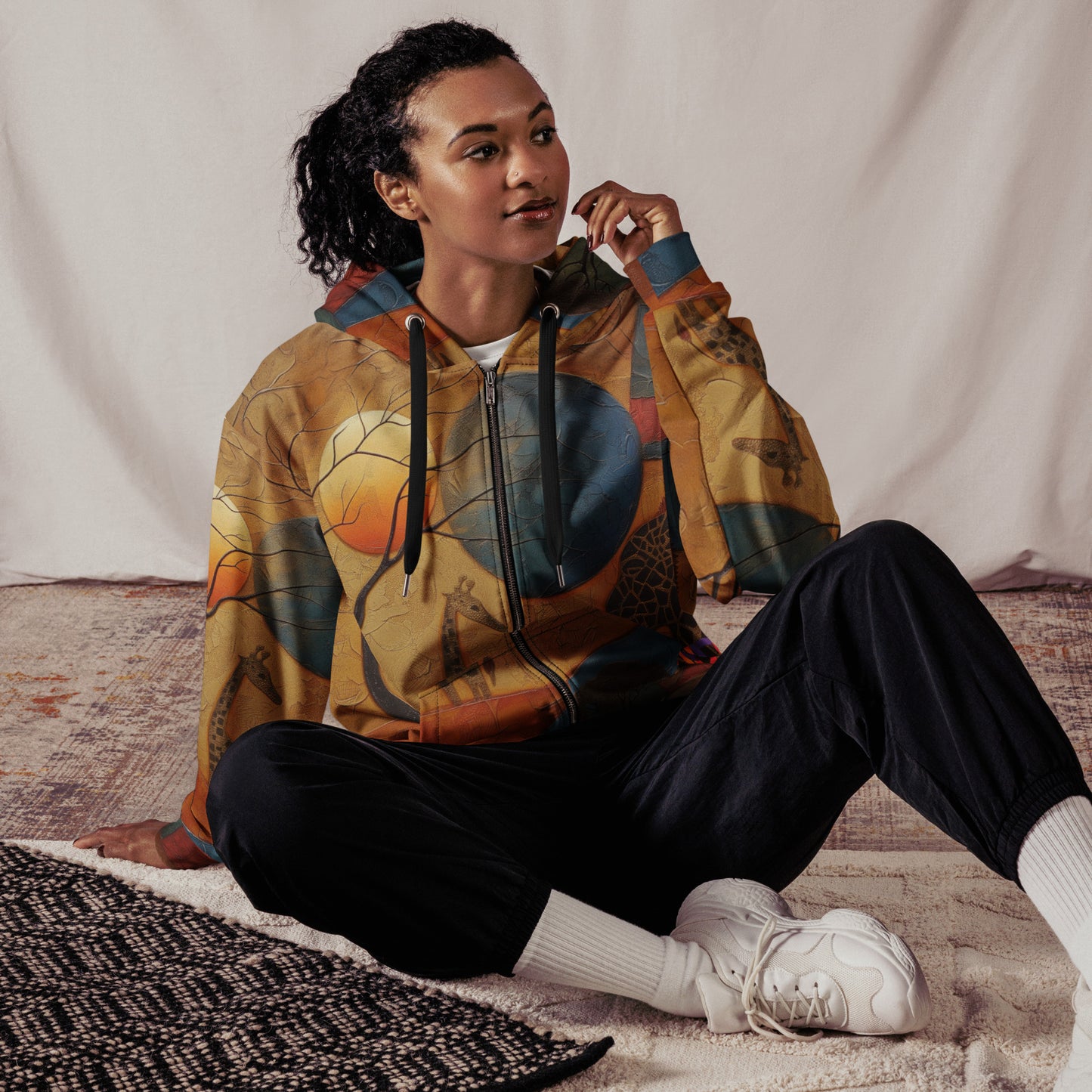 Da Safari - zip hoodie