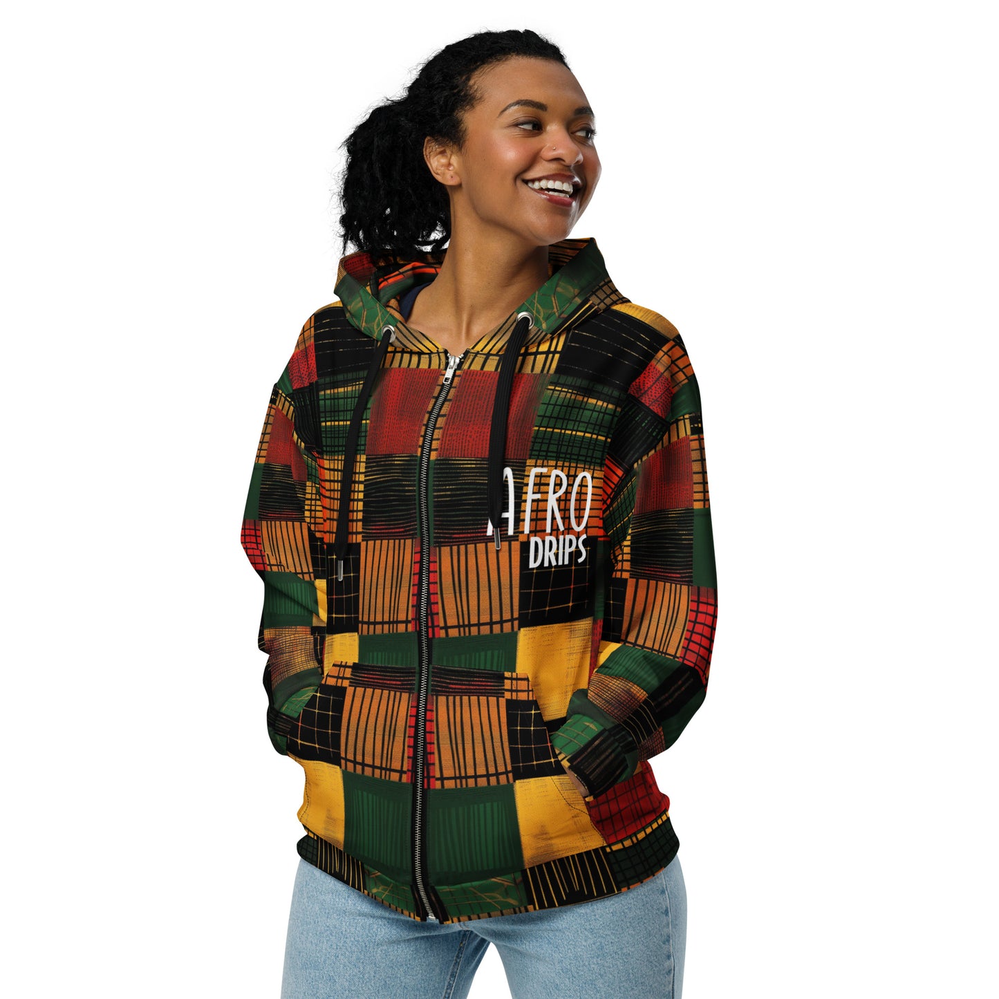 GNA PATRN - zip hoodie