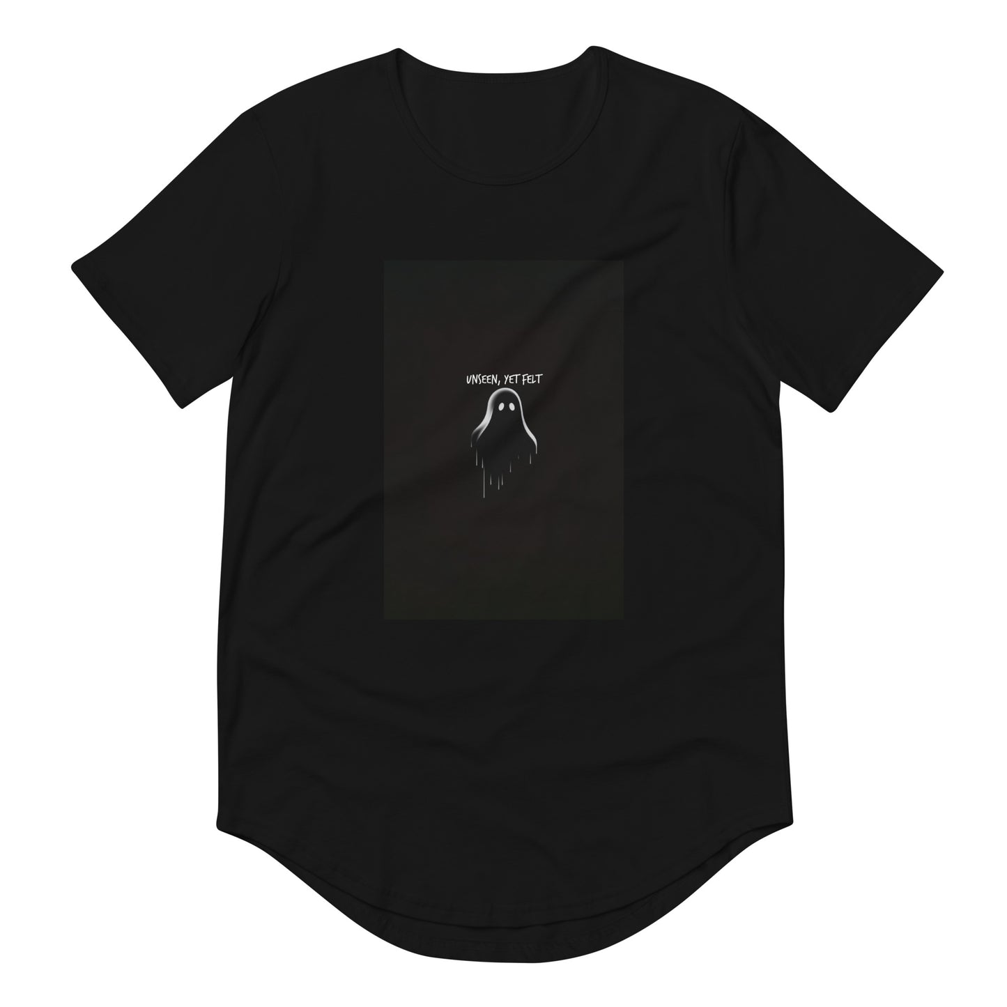 Unseen, yet felt - Men's Curved Hem T-Shirt