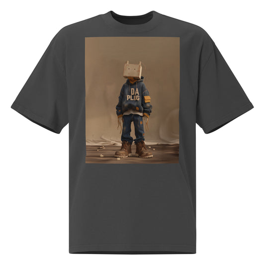 Da Plug - Oversized faded t-shirt