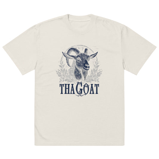 Tha Goat - Oversized faded t-shirt