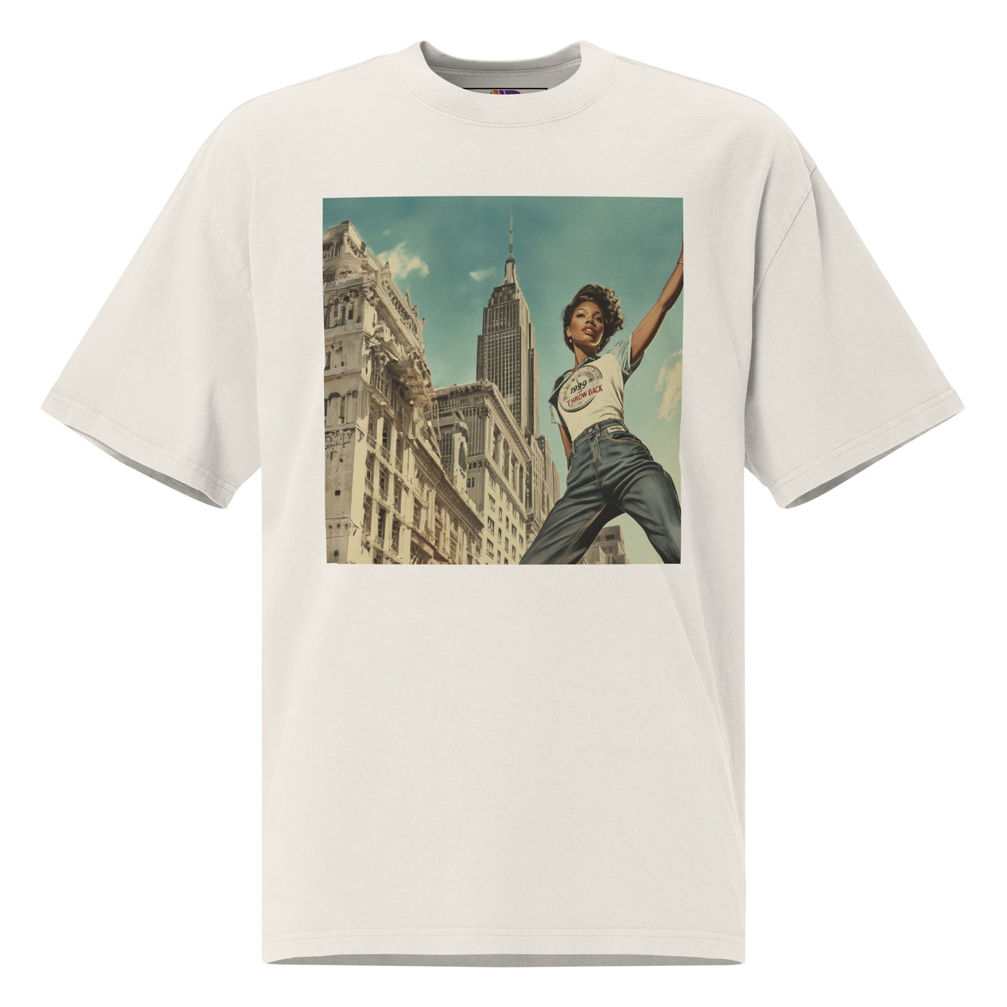 ThrowBack 1999 - Oversized faded t-shirt