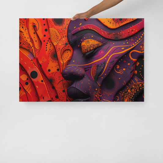 AFRO DRIP - Thin canvas